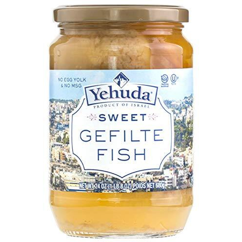 Yehuda Sweet Gefilte Fish, 24Oz (2 Pack) Kosher For Passover