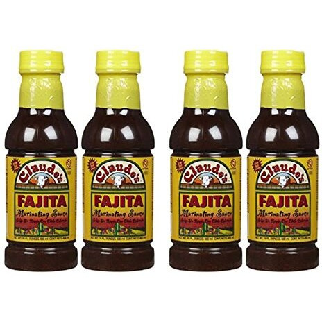 Claudes Fajita Marinade Sauce, 16 Oz, (Pack Of 4)