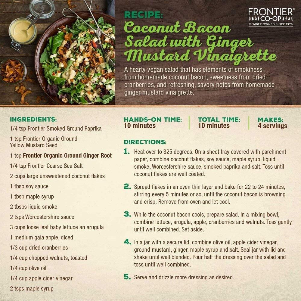 Frontier Co-Op Ginger Root Powder, 1-Pound Bulk, Spicy Sweet Powder For Food & Tea, Finely Ground, Kosher, Organic