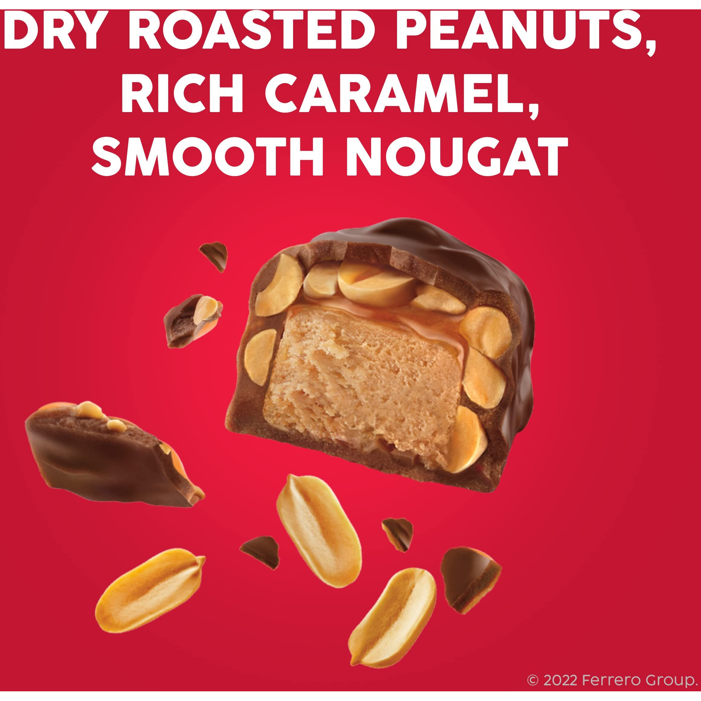 Baby Ruth, Chocolatey, Peanut, Caramel, Nougat, Full Size Individually Wrapped Candy Bars, 1.9 Oz Each, Bulk 24 Pack