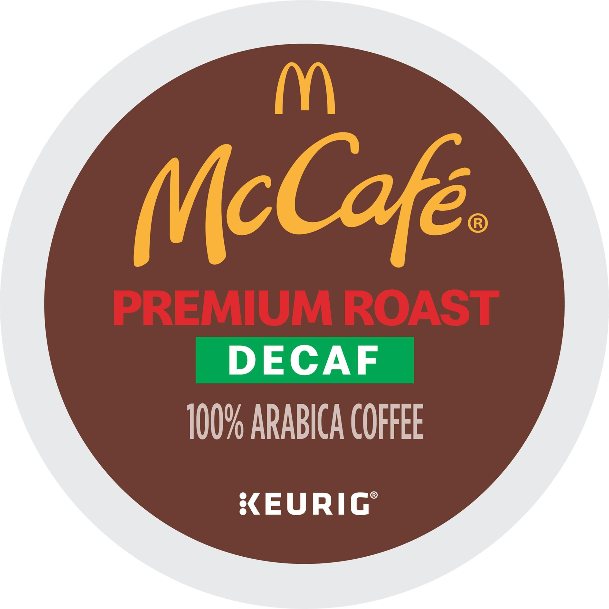 Mccafe Premium Roast Decaf Coffee, Single Serve Keurig K-Cup Pods, Decaffeinated, 72 Count (6 Packs Of 12)