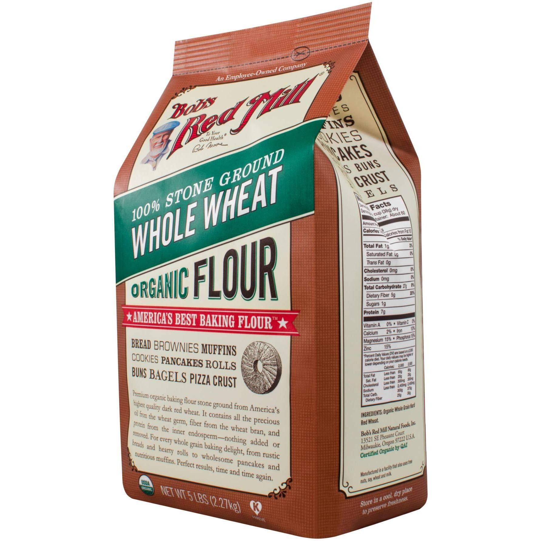 Bob's Red Mill Whole Wheat Flour - 5 Lb
