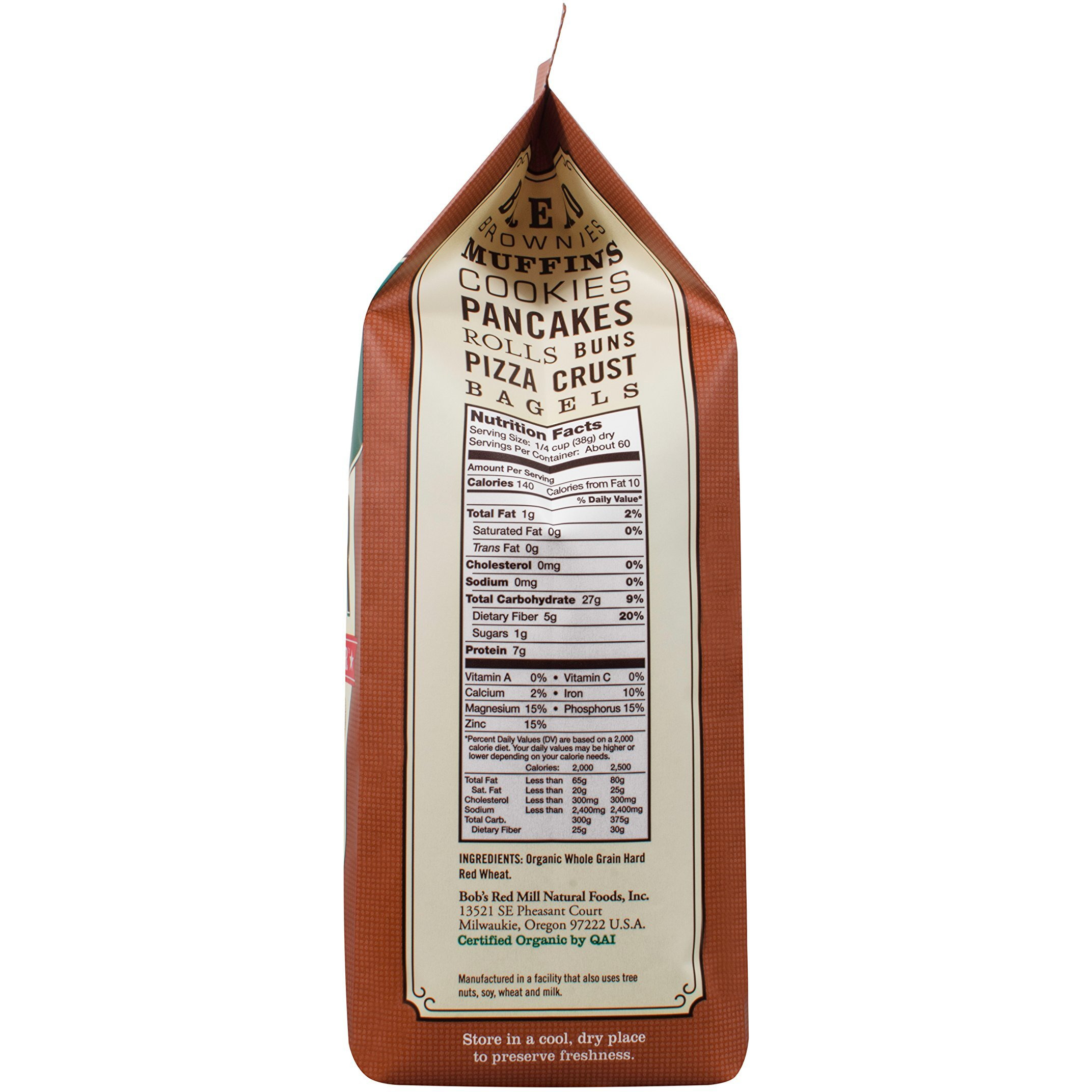 Bob's Red Mill Whole Wheat Flour - 5 Lb