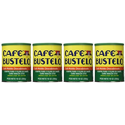 Cafe Bustelo Coffee Decaffeinated, 10-Ounce Cans (Pack Of 4)