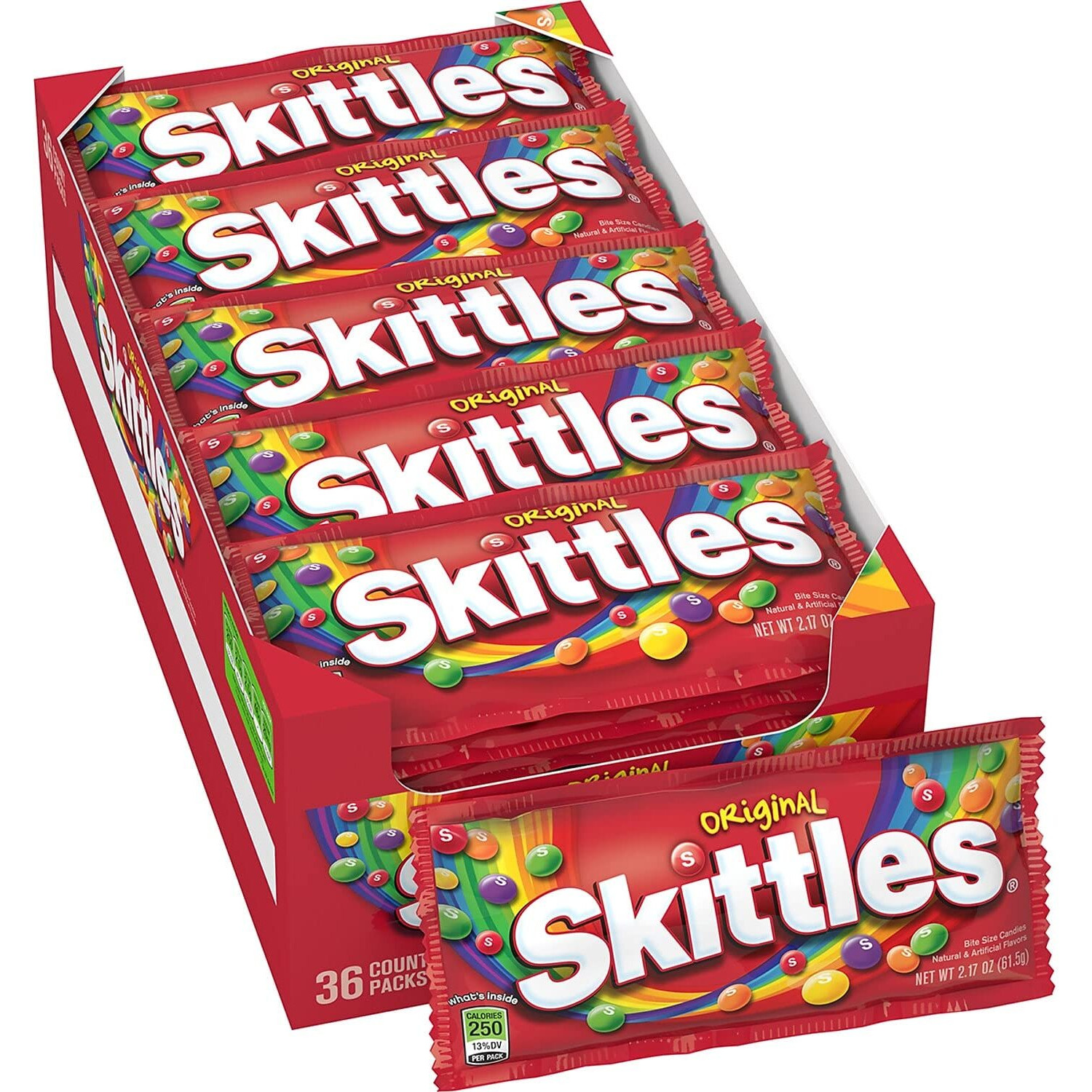 Skittles Original Candy 2.17-Ounce 36 Individual Packs