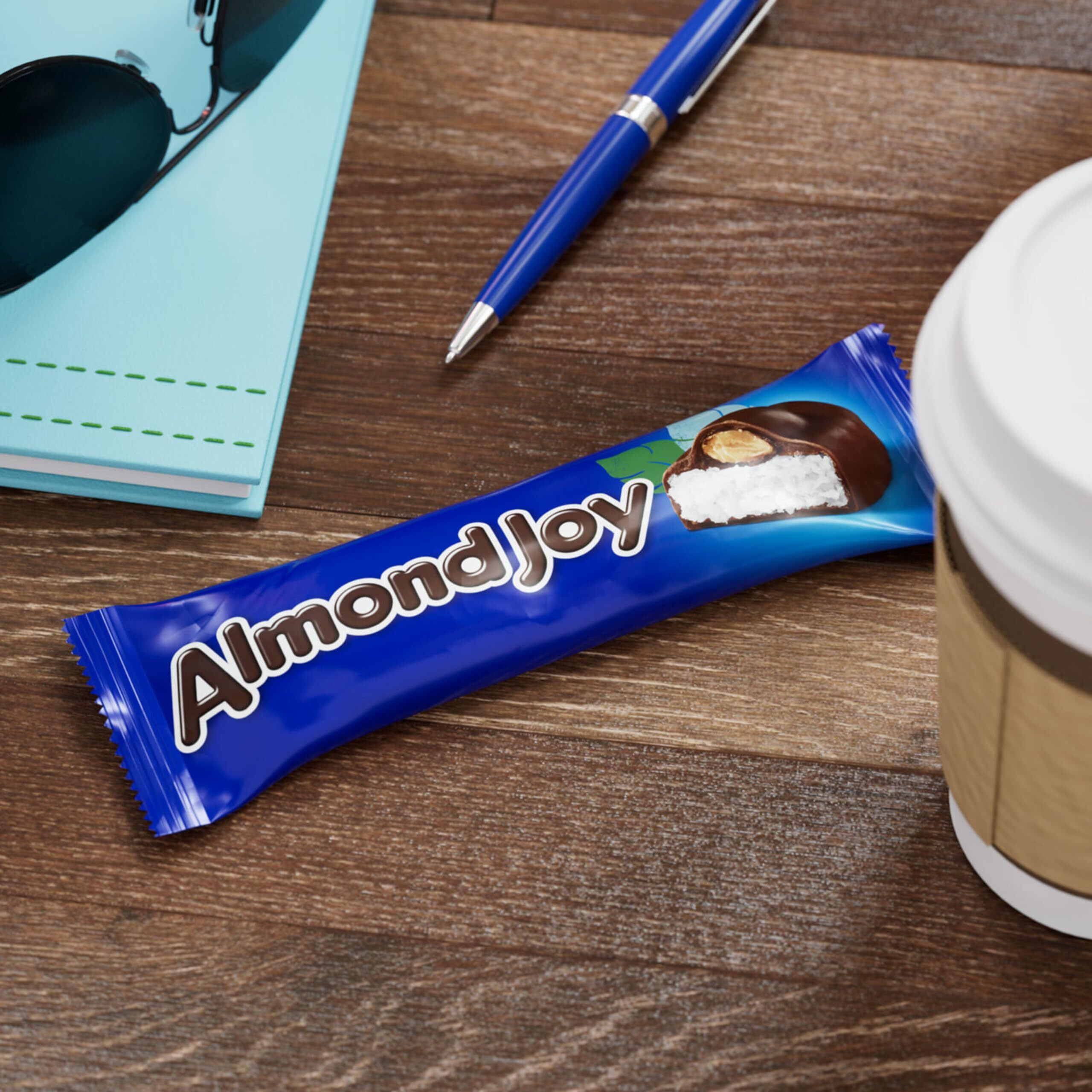 Almond Joy Coconut And Almond Chocolate Candy Bars, 1.61 Oz (36 Count)