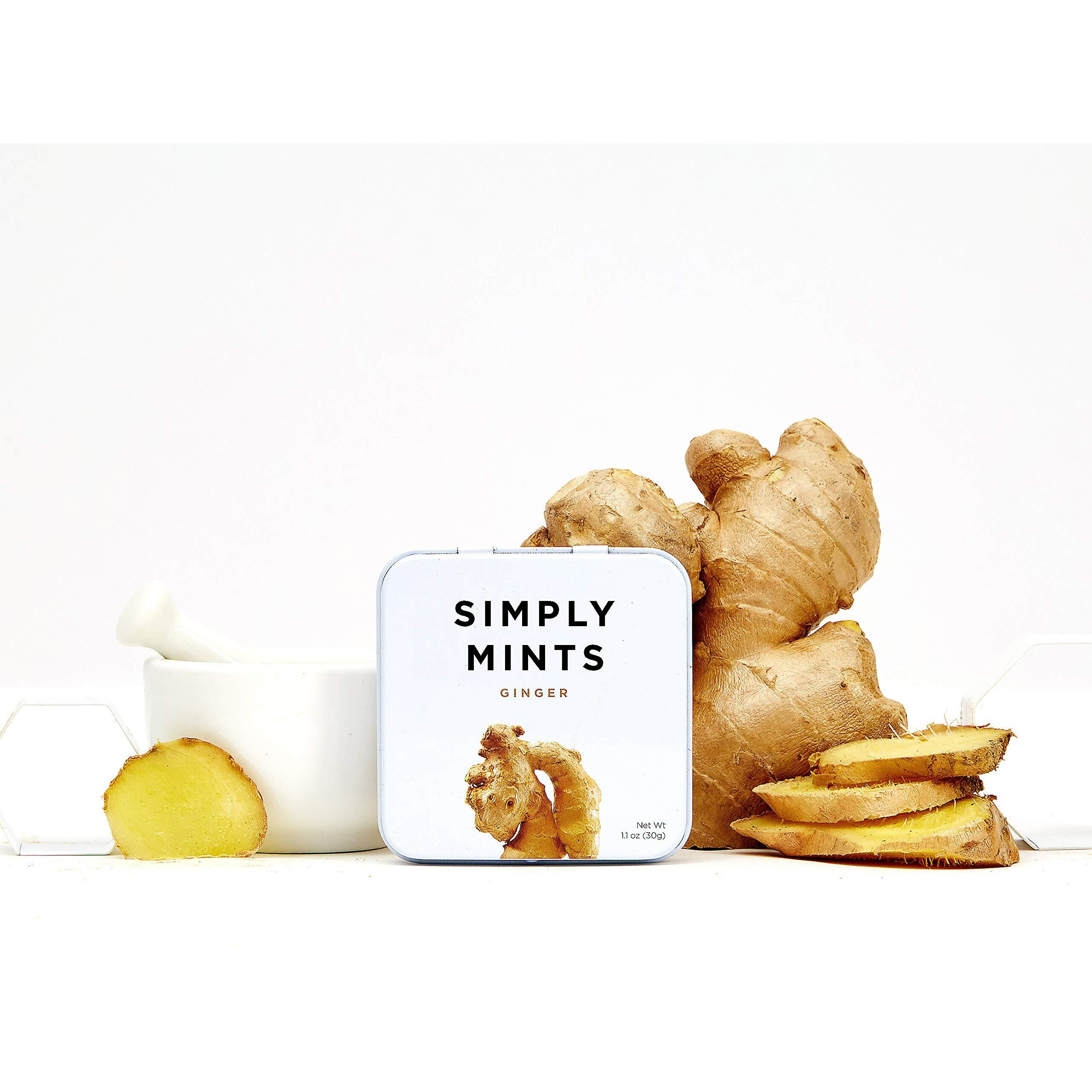 Simply Gum Breath Mints (Ginger, 1.1 Ounce (Pack Of 6))