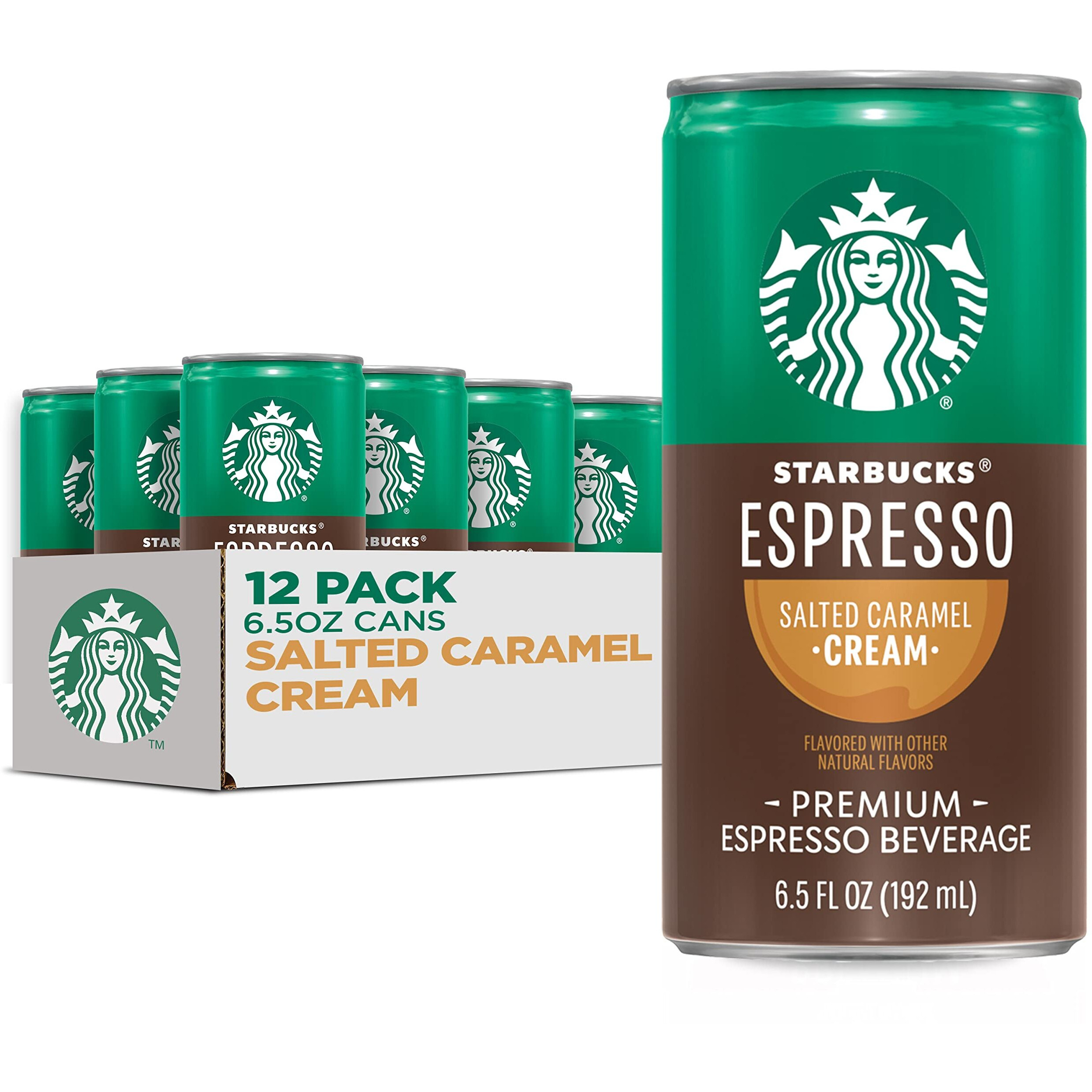 Starbucks Doubleshot, Salted Caramel, 6.5 Ounce, 12 Count (Packaging May Vary)