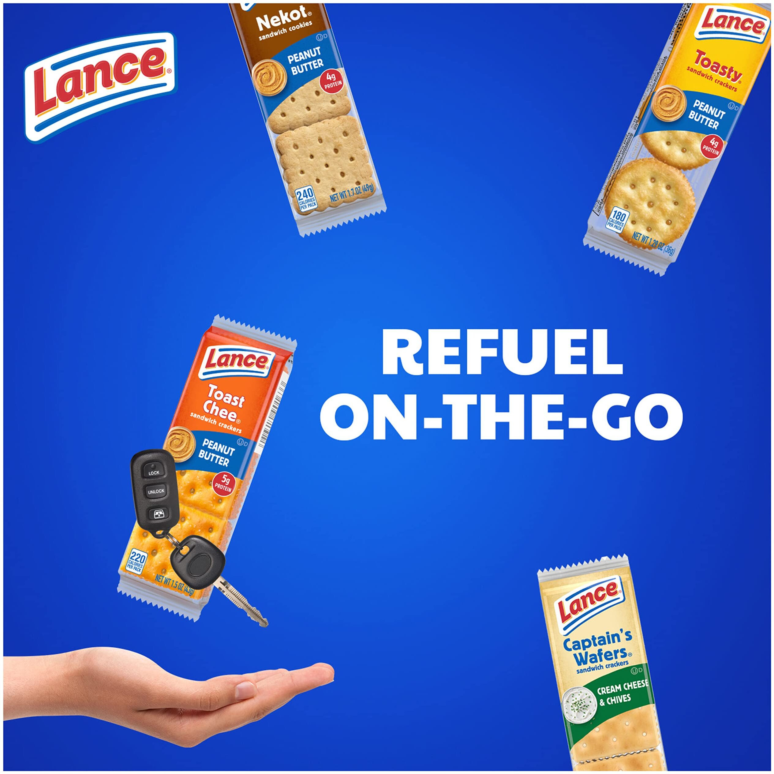 Lance Sandwich Crackers Variety Pack, 36 Ct (Pack Of 36)