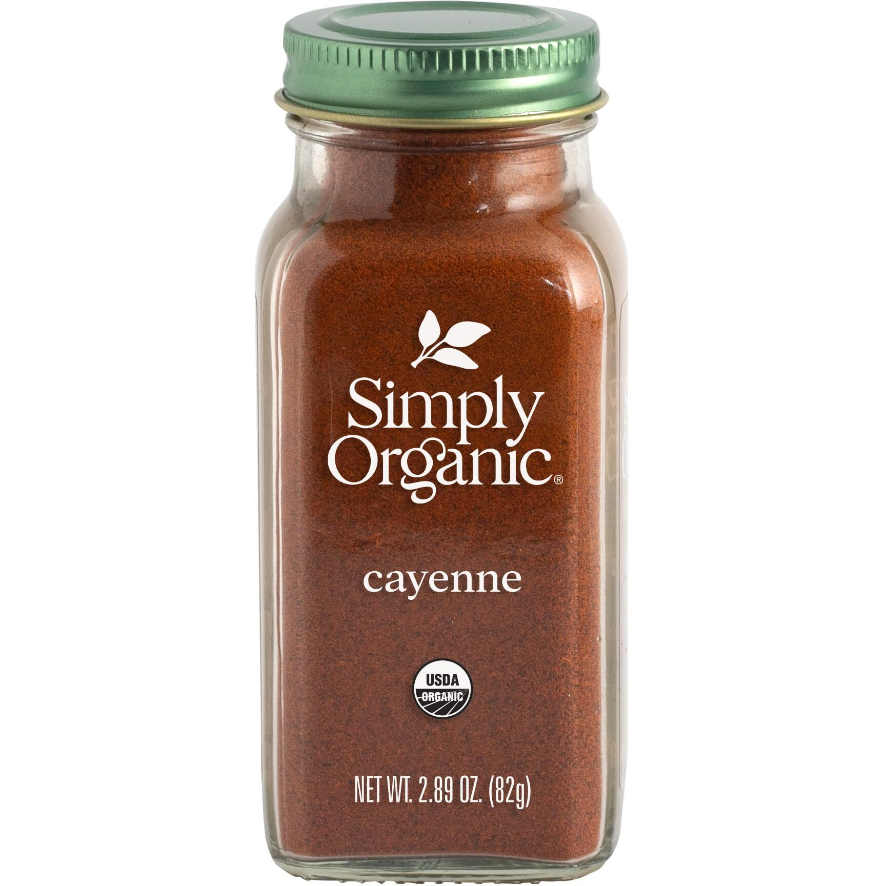 Simply Organic Cayenne Pepper, 2.89 Ounce, Pure, Organic Cayenne Peppers, No Gmo's, Kosher Certified