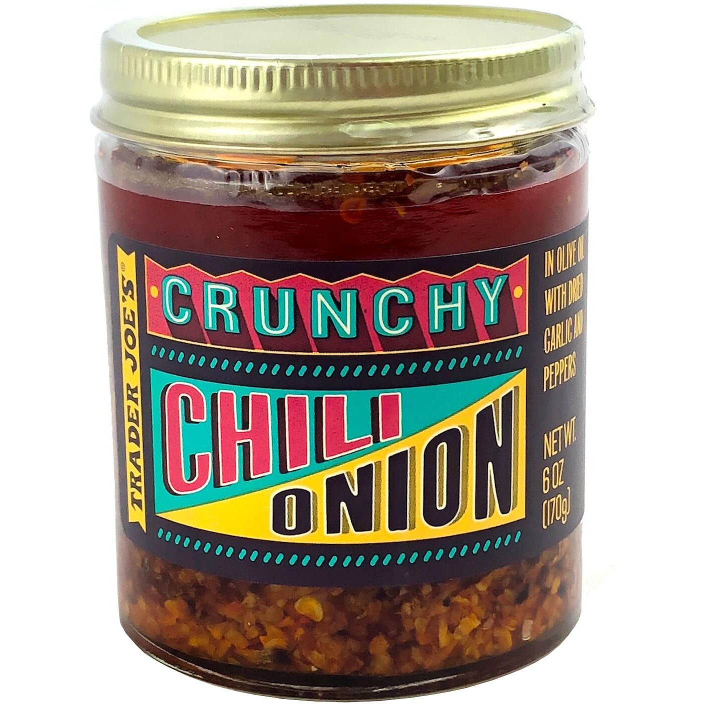 Trader Joe's Chili Onion Crunch,1 Pack ( 6 Ounce)