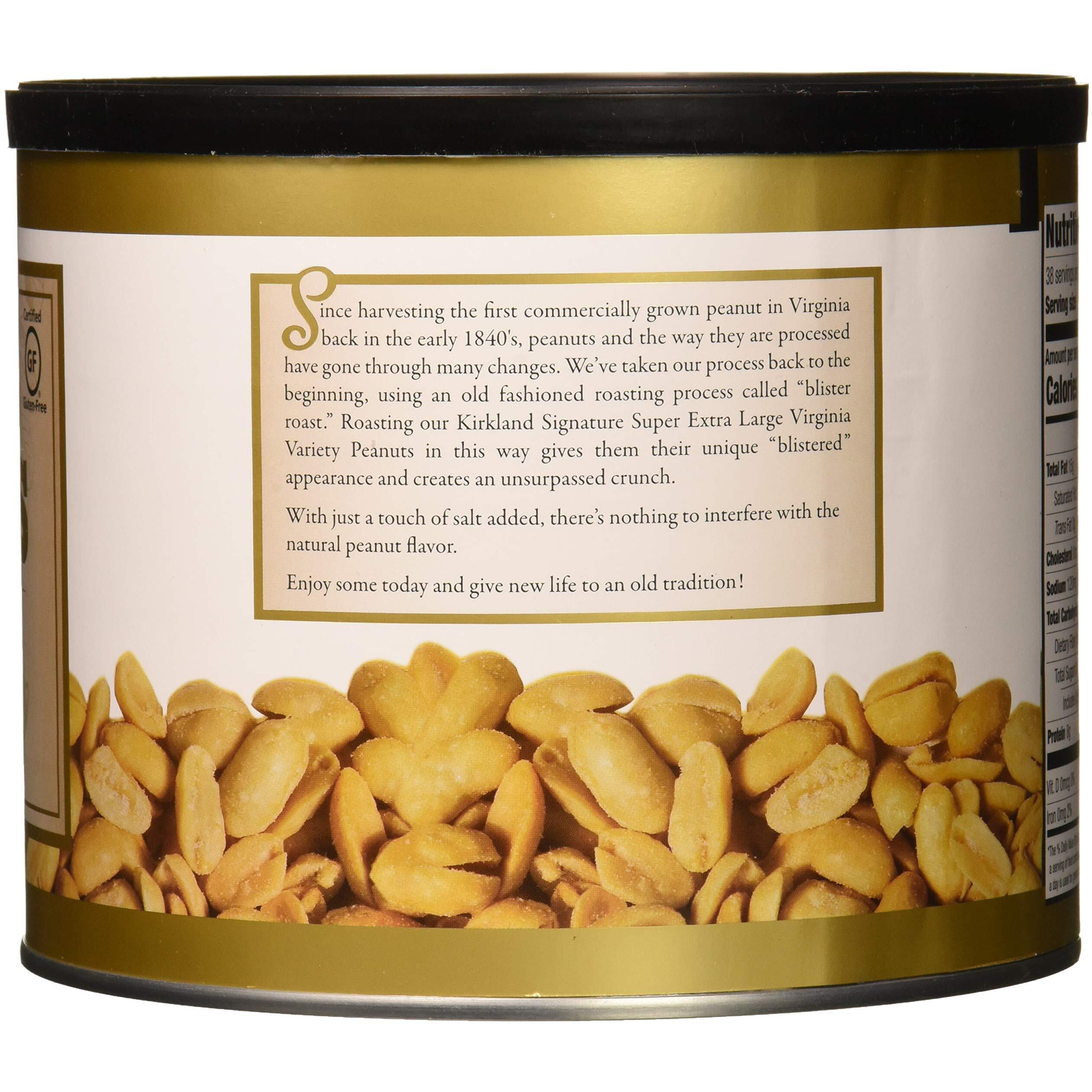 Kirkland Signature Nuts, Super Xl Va Peanuts, 40 Ounce (Pack Of 2)