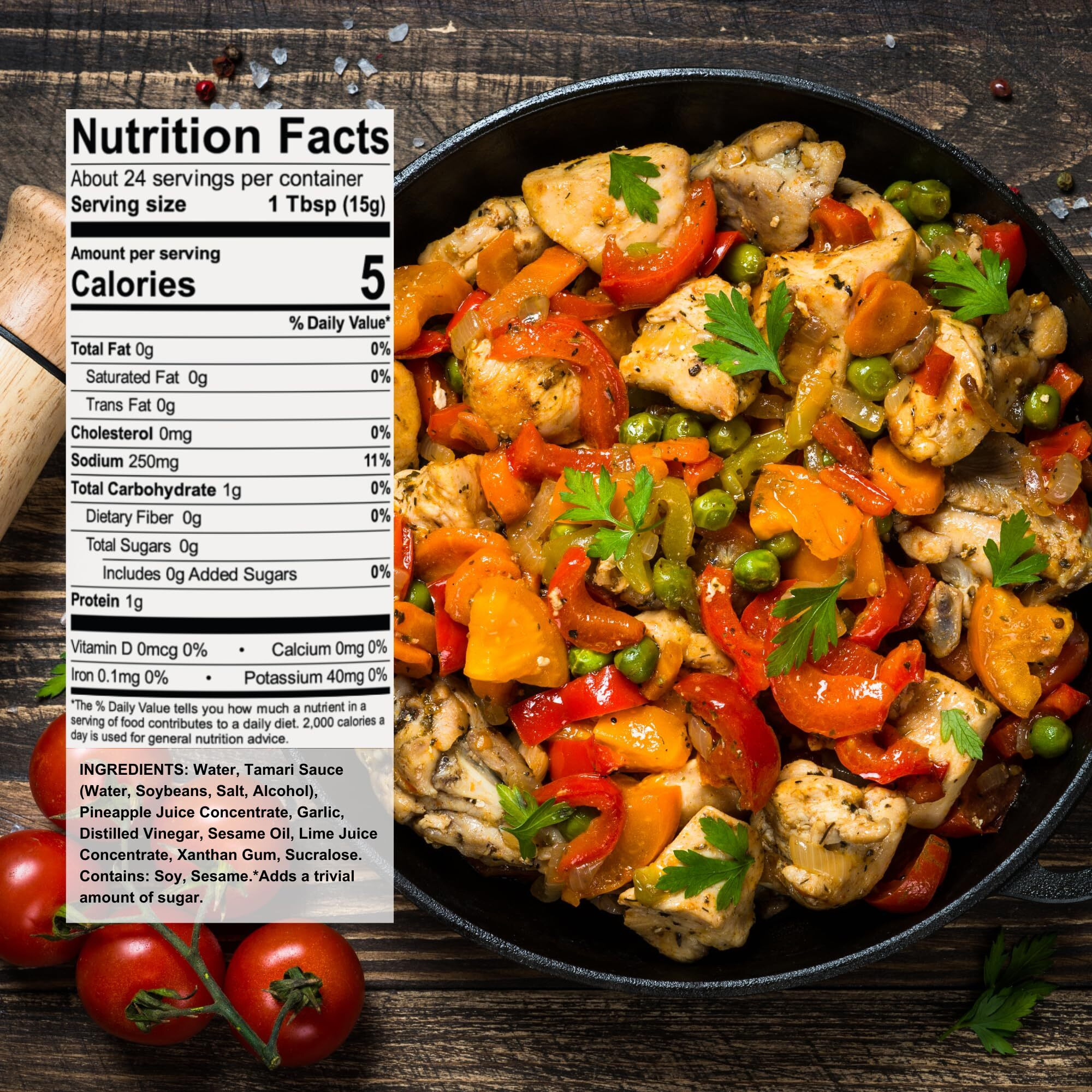 G Hughes Sugar Free Stir Fry Sauce - G Hughes Sugar Free Sauces, Stir Fry Sauces, Keto Stir Fry Sauce, Gluten Free Stir-Fry Sauce, Sugar Free Sauces, Sugar Free Stir Fry - 12 Oz (3-Pack)