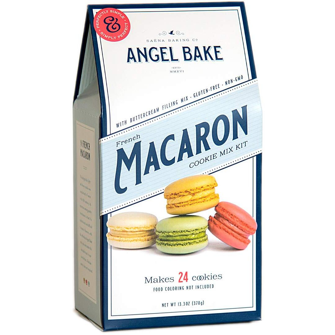 French Macaron Baking Mix With Swiss Buttercream Filling. Baker's Choice Single Step Formulation. Gluten Free. Makes 48 Shells.