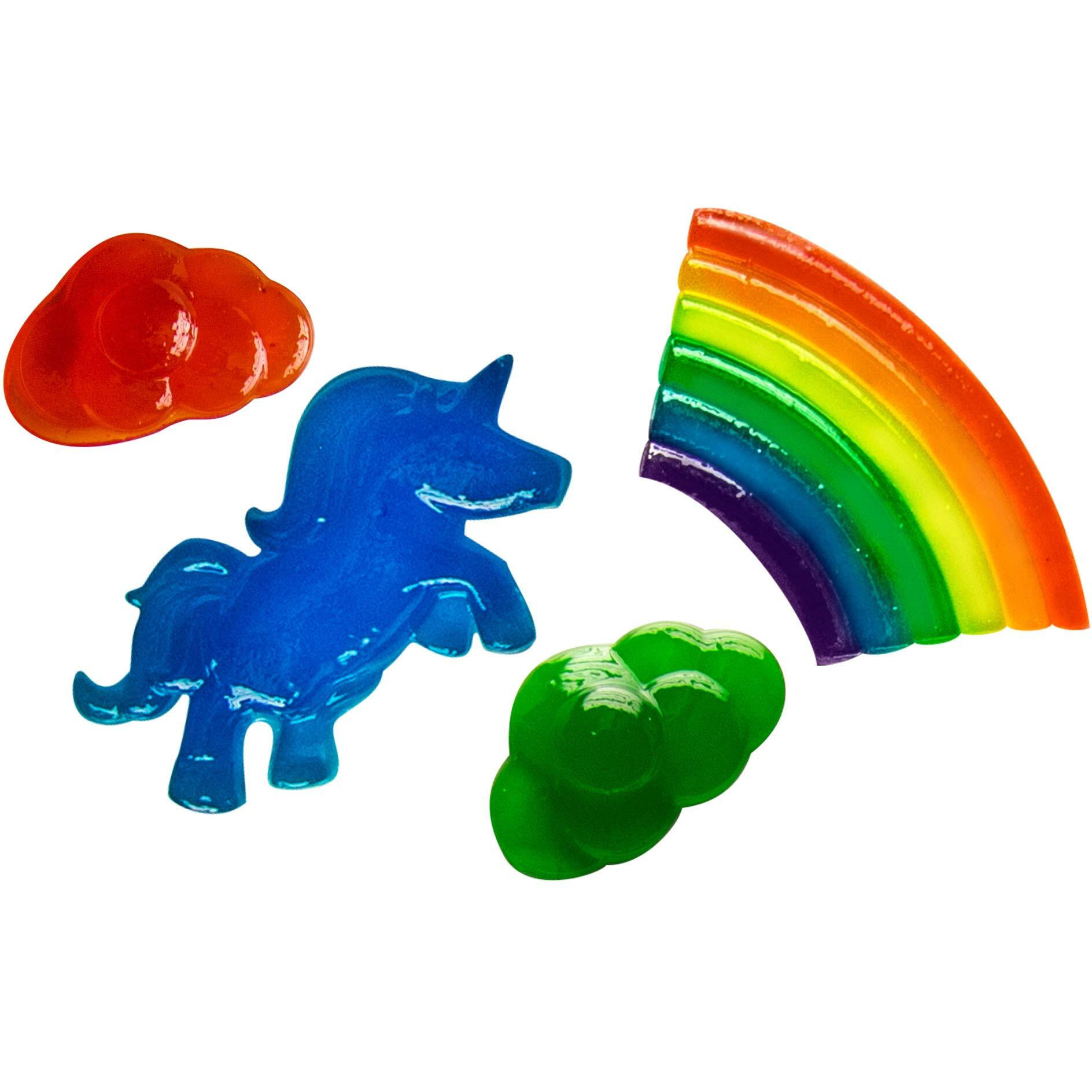 Thames & Kosmos Rainbow Gummy Candy Lab - Unicorns, Clouds & Rainbows Sweet Science Stem Experiment Kit, Make Your Own Gummy Candies In Cool Shapes & Colors