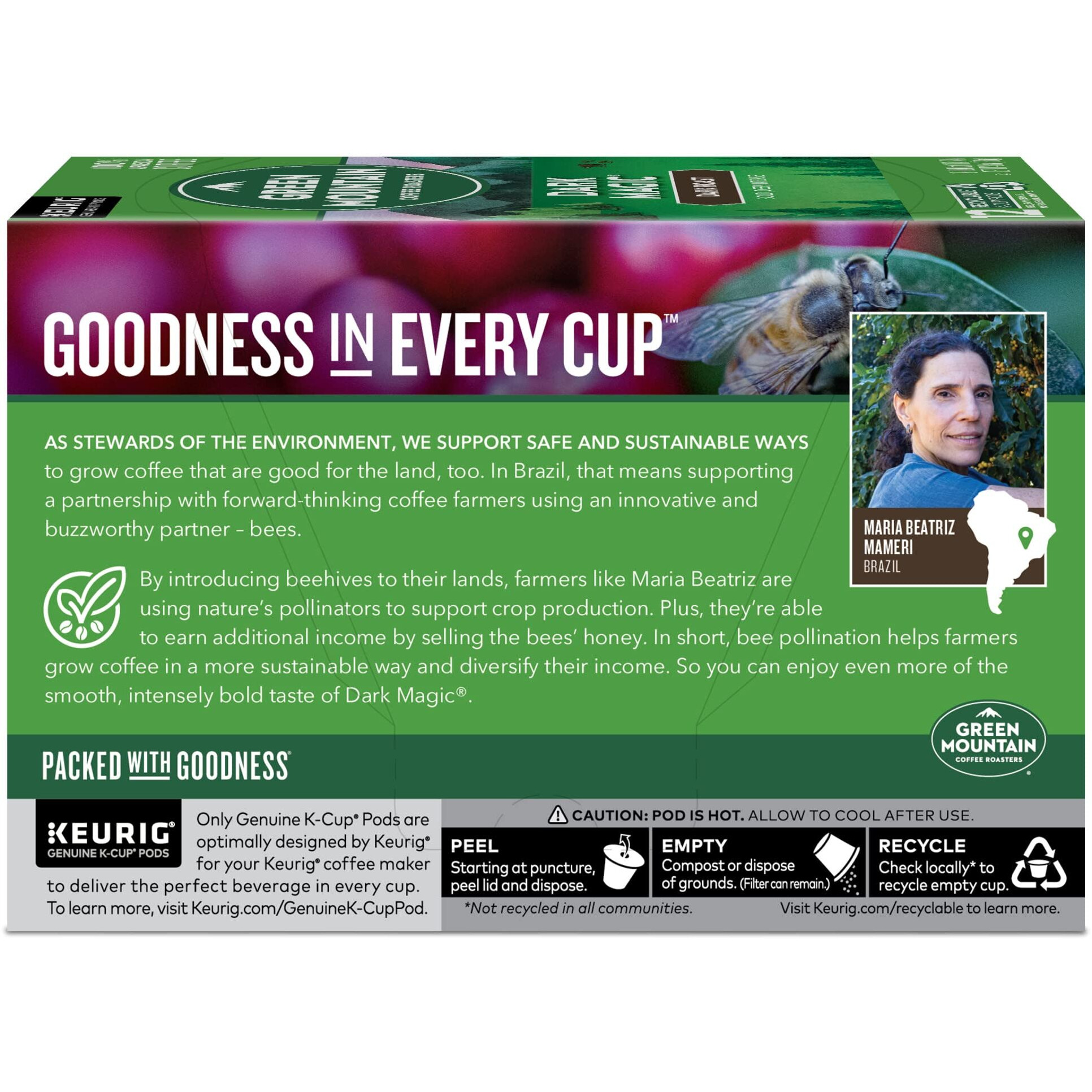 Green Mountain K-Cups Dark Magic, 0.4 Ounce, 12 Count