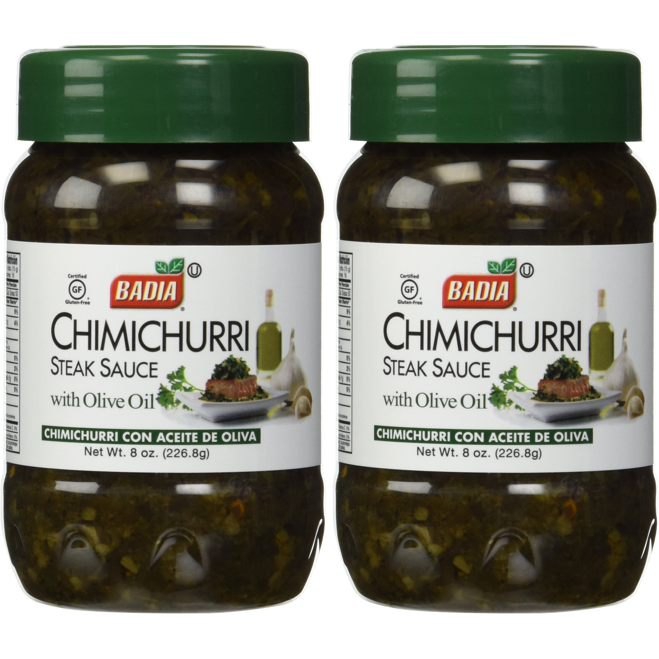Badia Chimichurri Steak Sauce With Olive Oil, 8 Oz (2 Pack)