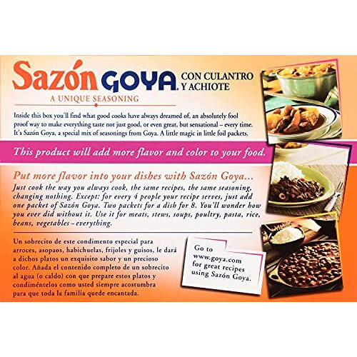 Goya Foods Saz  N Seasoning With Coriander & Annatto, 6.33 Ounce (Pack Of 1)