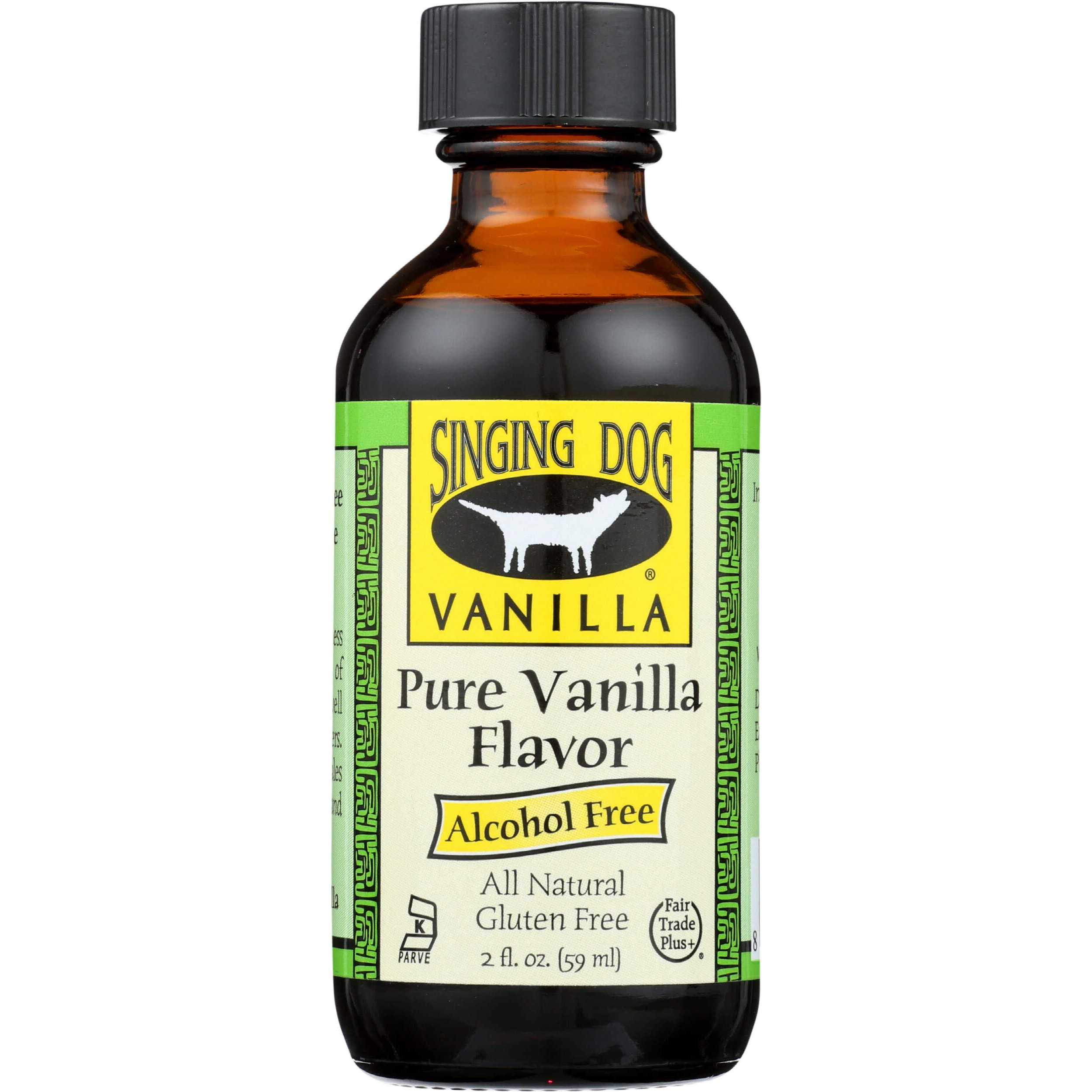 Singing Dog Vanilla, Pure Vanilla Flavor, Alcohol Free, Farm Grown , 2 Fl Oz