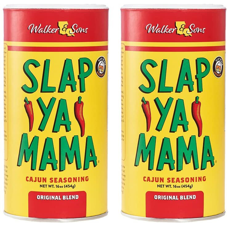 Slap Ya Mama Cajun Seasoning From Louisiana, Original Blend, Msg Free And Kosher, 16 Ounce, Pack Of 2