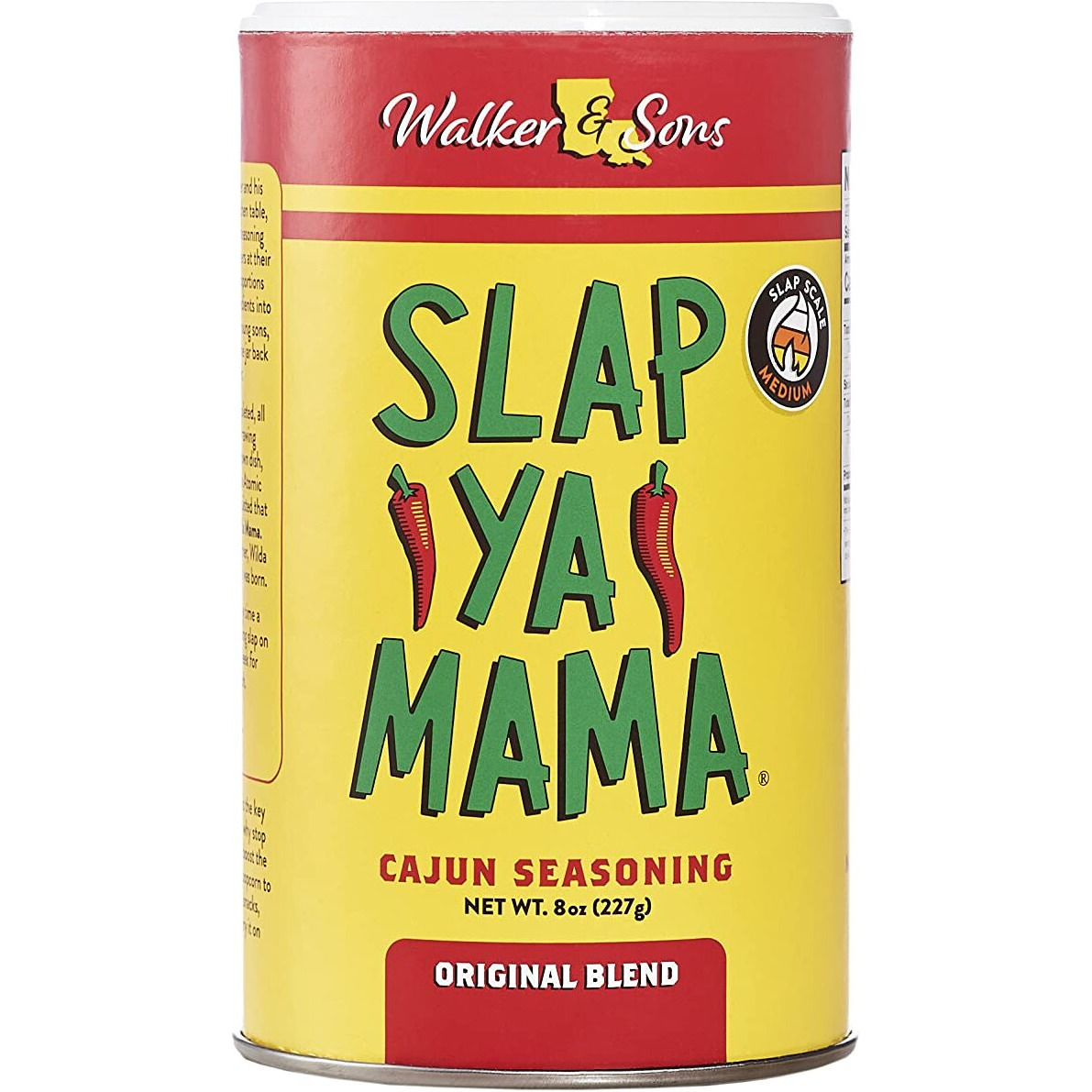 Slap Ya Mama Cajun Seasoning From Louisiana, Original Blend, Msg Free And Kosher, 16 Ounce, Pack Of 2