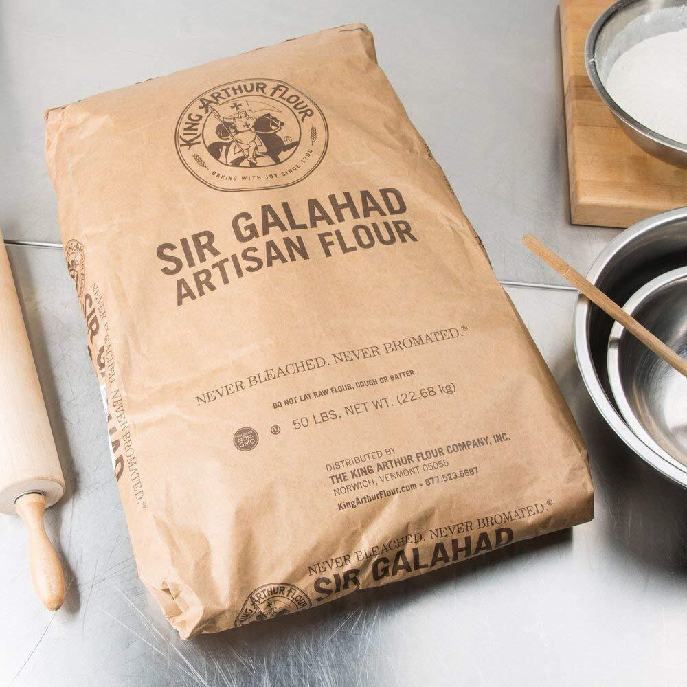 Orchard Hill 50 Pound Pack - King Arthur Flour Sir Galahad, Artisan Flour, All-Purpose [Food Service Size]