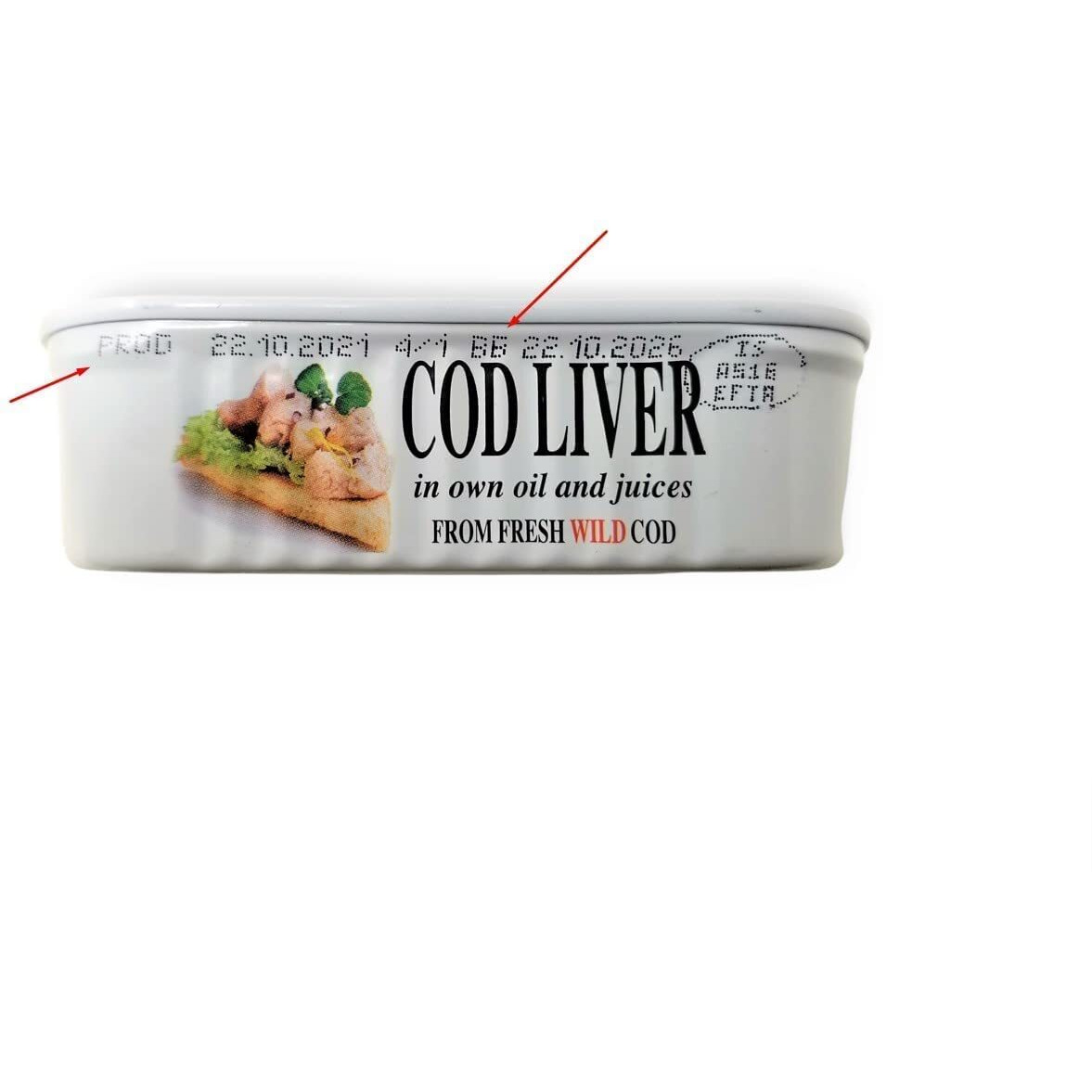 Belveder Wild Cod Liver 120G Can From Iceland Pack Of 12