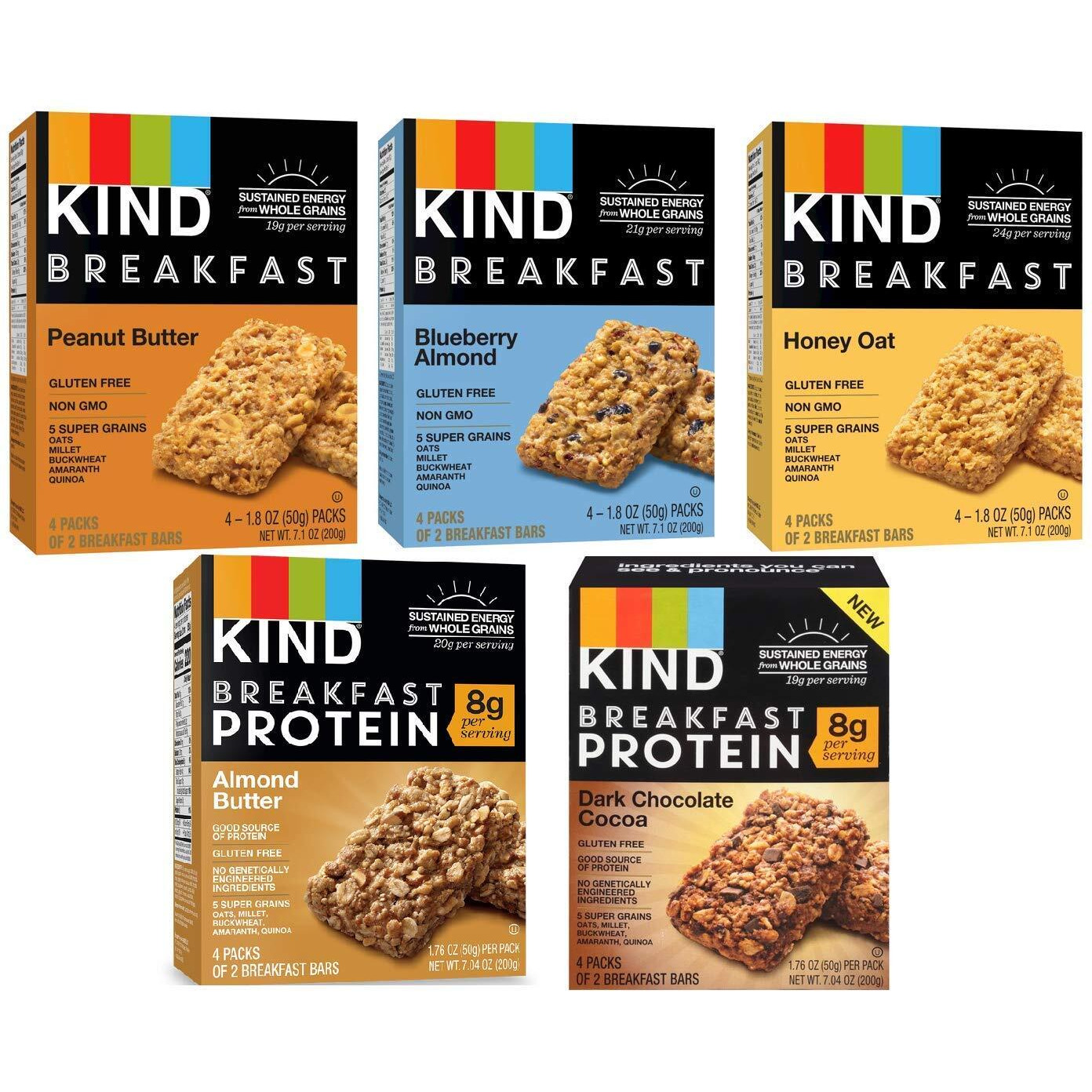 Kind, Breakfast Bars, Variety Packs (5)