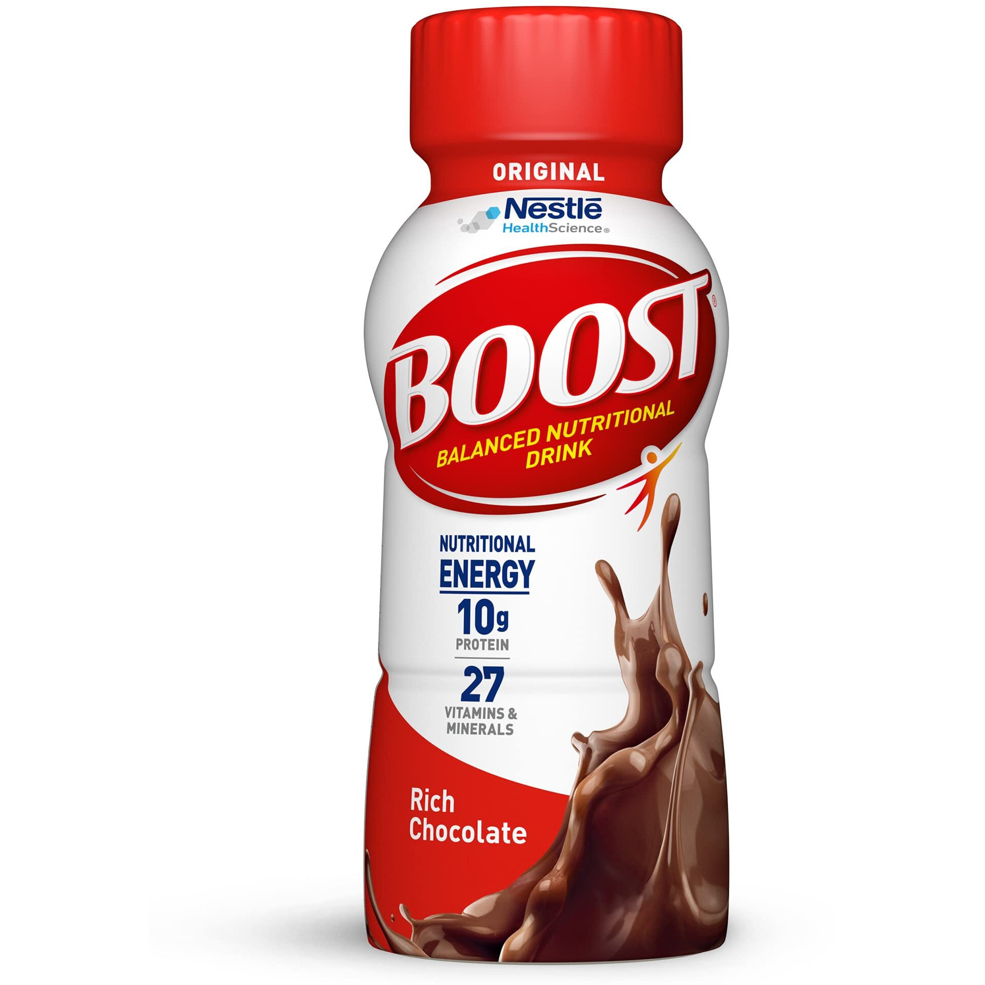 Boost Original Nutritional Drink, Rich Chocolate, 8 Fl Oz (Pack Of 24)