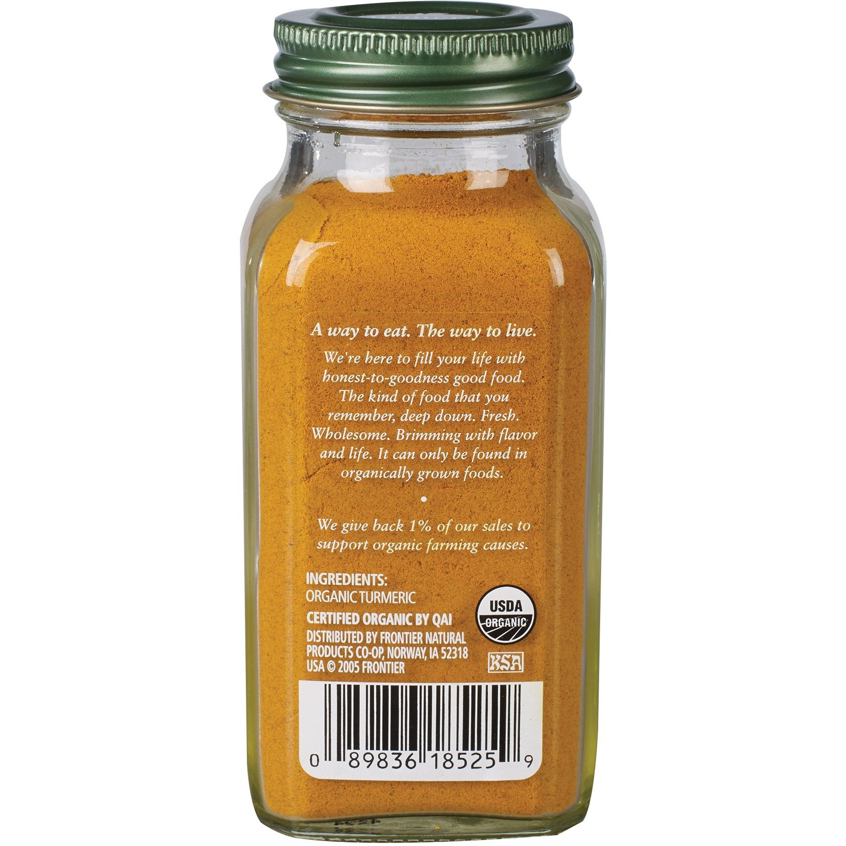 Simply Organic Ground Turmeric Root, 2.38 Ounce, Distinct Aroma, Ginger & Pepper-Like Flavor, Kosher, Non Gmo (Pack Of 3)