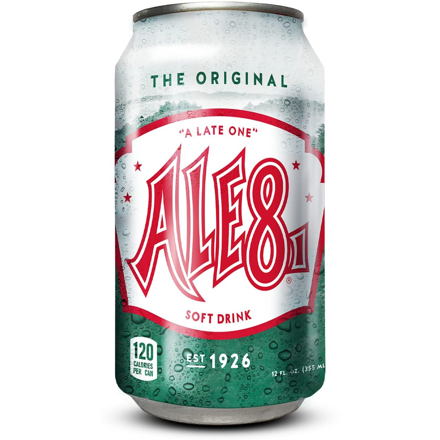 Ale 8 One Ginger Ale Soda With A Caffeine Kick & Hint Of Citrus - The Original Flavor - 12 Pack, Case Of 12 Oz Cans - Ginger Soft Drink, Pack Of 12