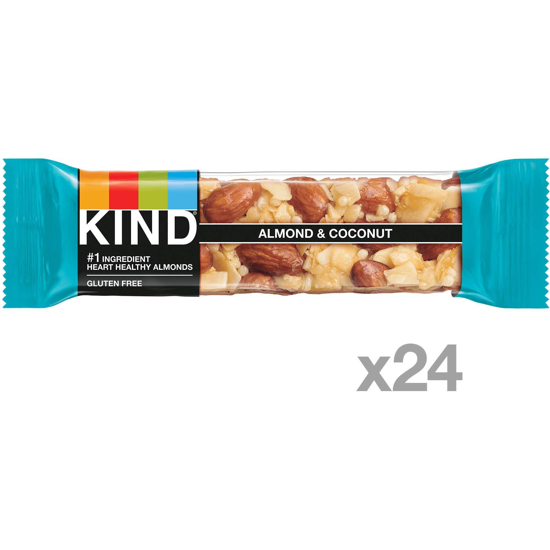 Kind Bars, Almond & Coconut, Healthy Snacks, Gluten Free, 24 Count