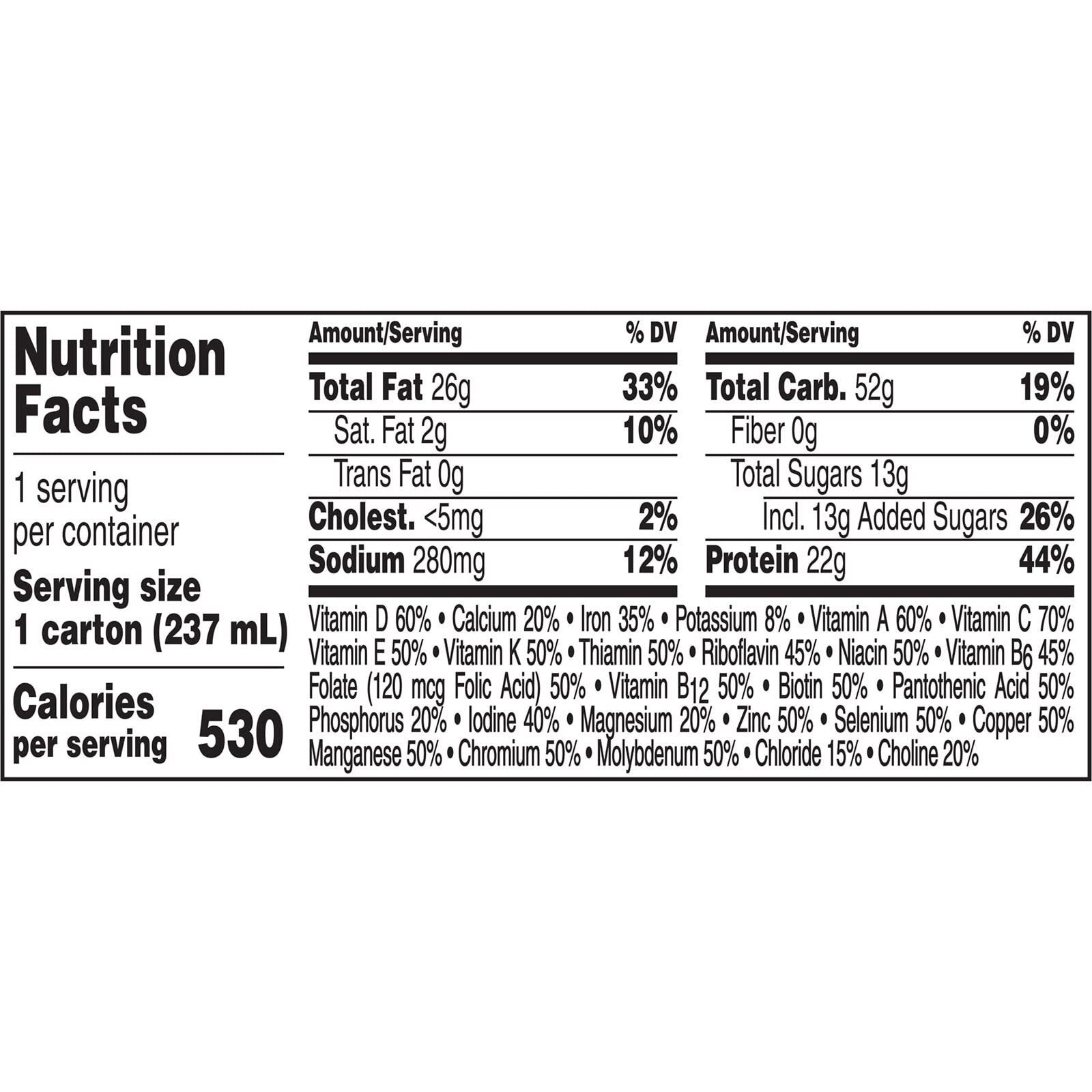 Boost Very High Calorie Strawberry Nutritional Drink - 22G Protein, 530 Nutrient Rich Calories, 8 Fl Oz (Pack Of 24)