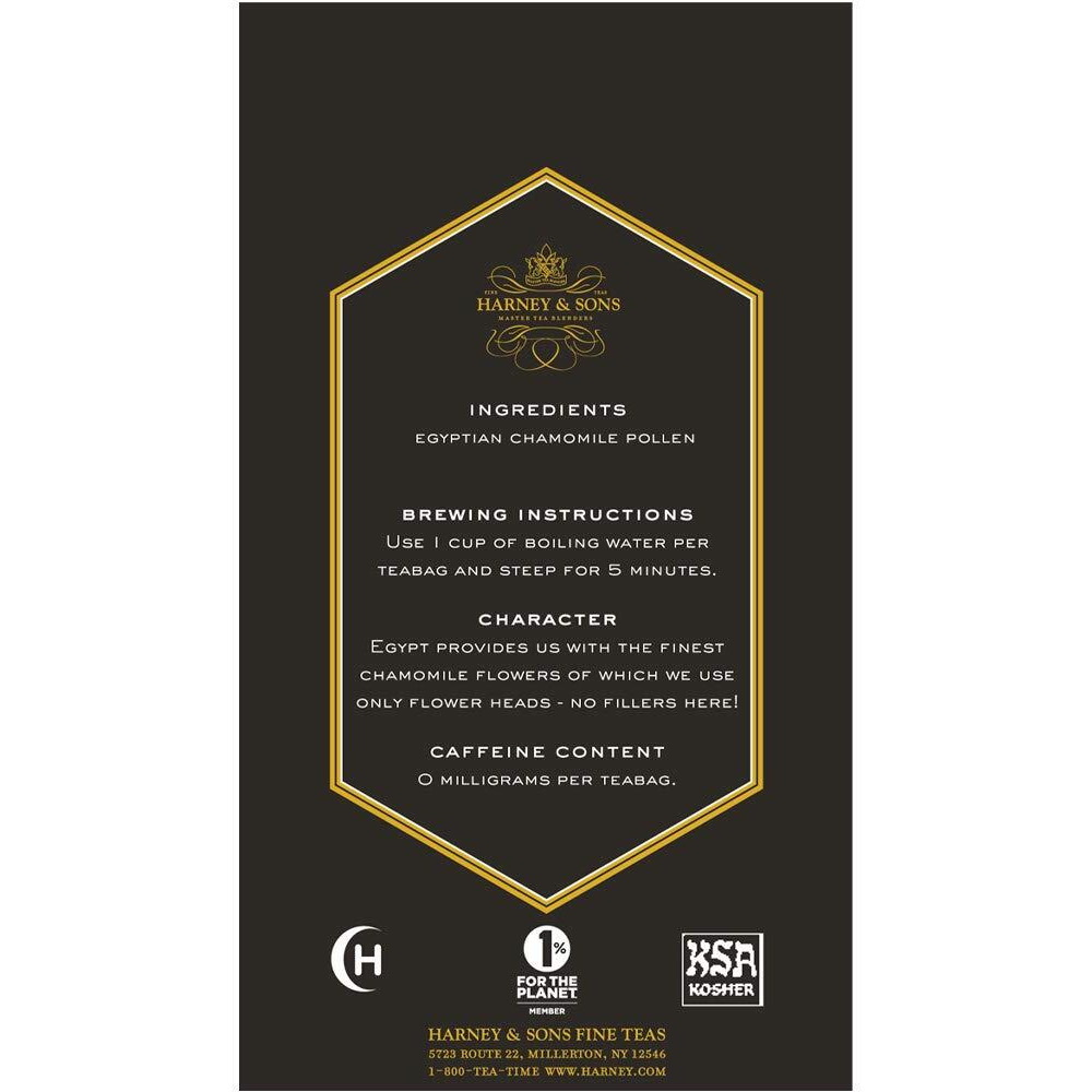 Harney & Sons Fine Teas Egyptian Chamomile - 20 Tea Bags, 20 Count (Pack Of 1)