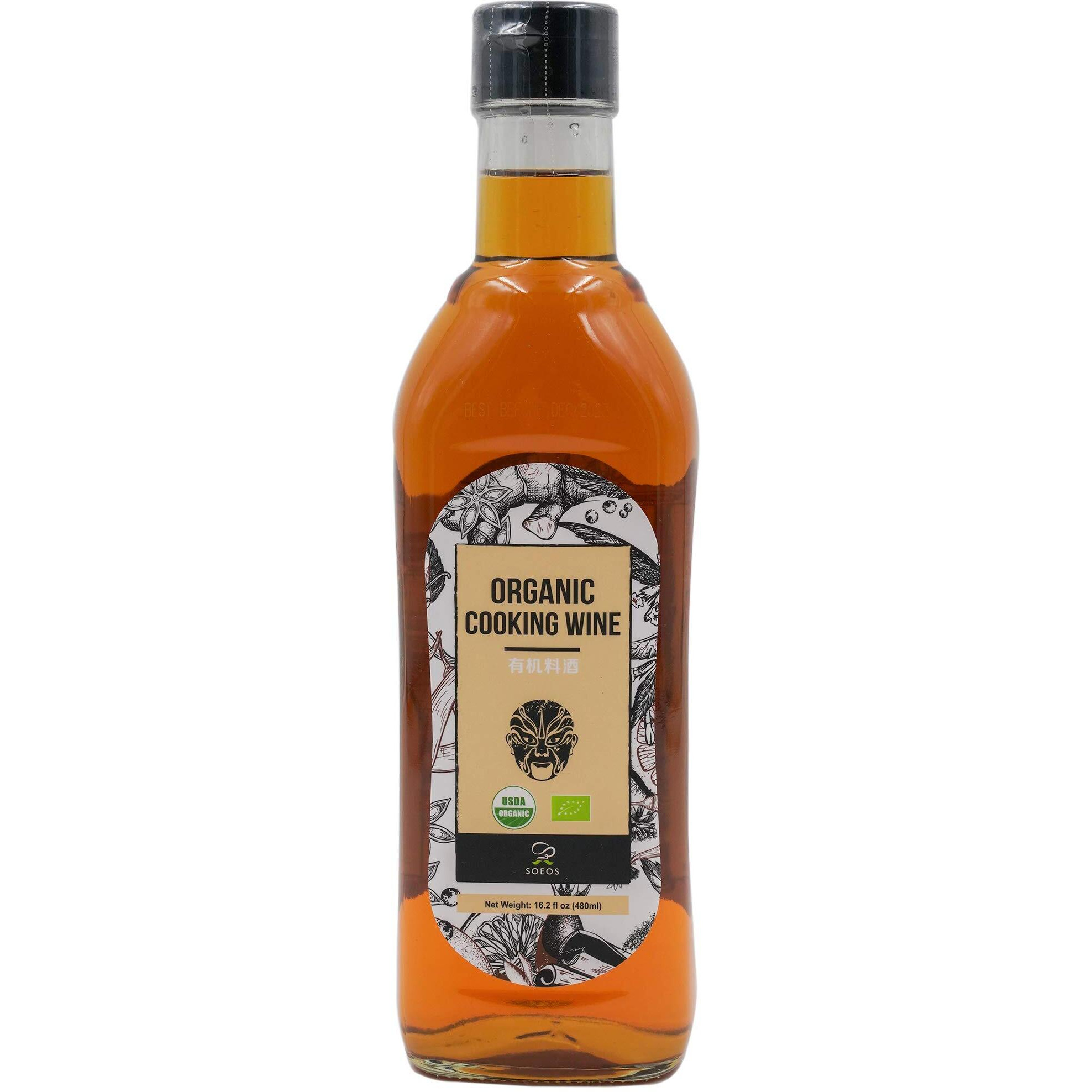 Soeos Organic Cooking Wine, Shaoxing Wine, Chinese Cooking Wine, Rice Cooking Wine, Shaoxing Wine Chinese Cooking Wine,16.2Oz (480Ml)