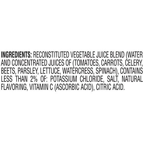 V8 Low Sodium Original 100% Vegetable Juice, 5.5 Fl Oz - 6 Count (Pack Of 4)