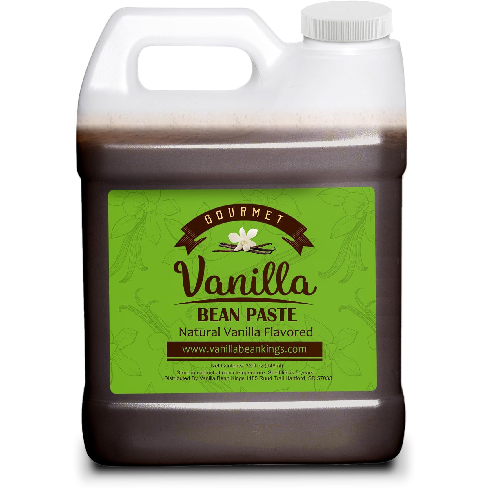 Vanilla Bean Paste For Baking And Cooking - Gourmet Madagascar Bourbon Blend Made With Real Vanilla Seeds - 32 Ounces