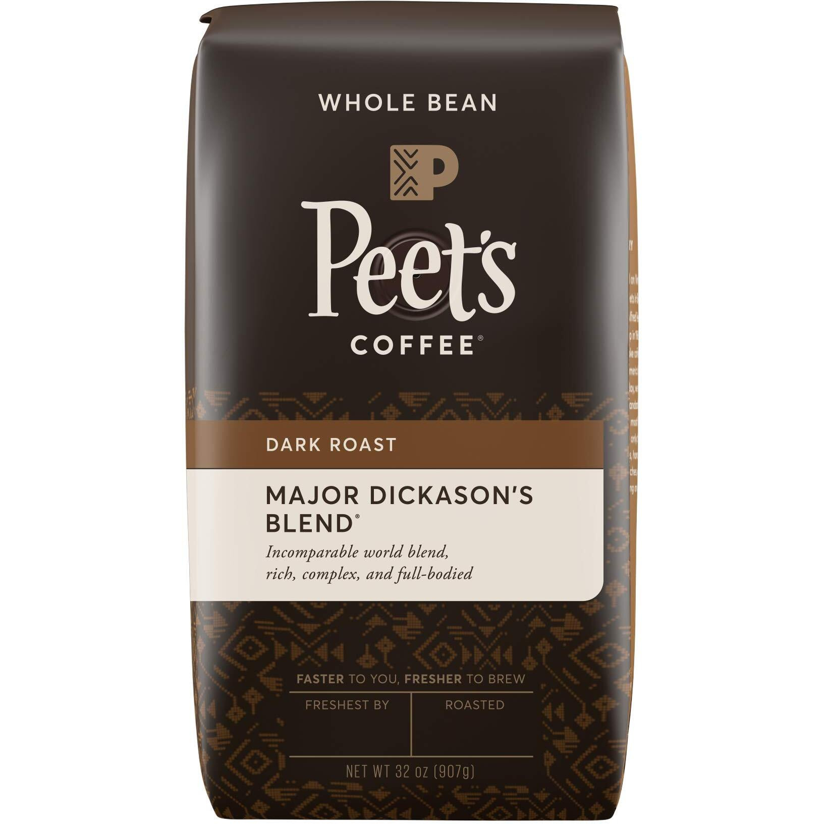Peets Coffee, Major Dickason's Blend, Whole Bean 32Oz