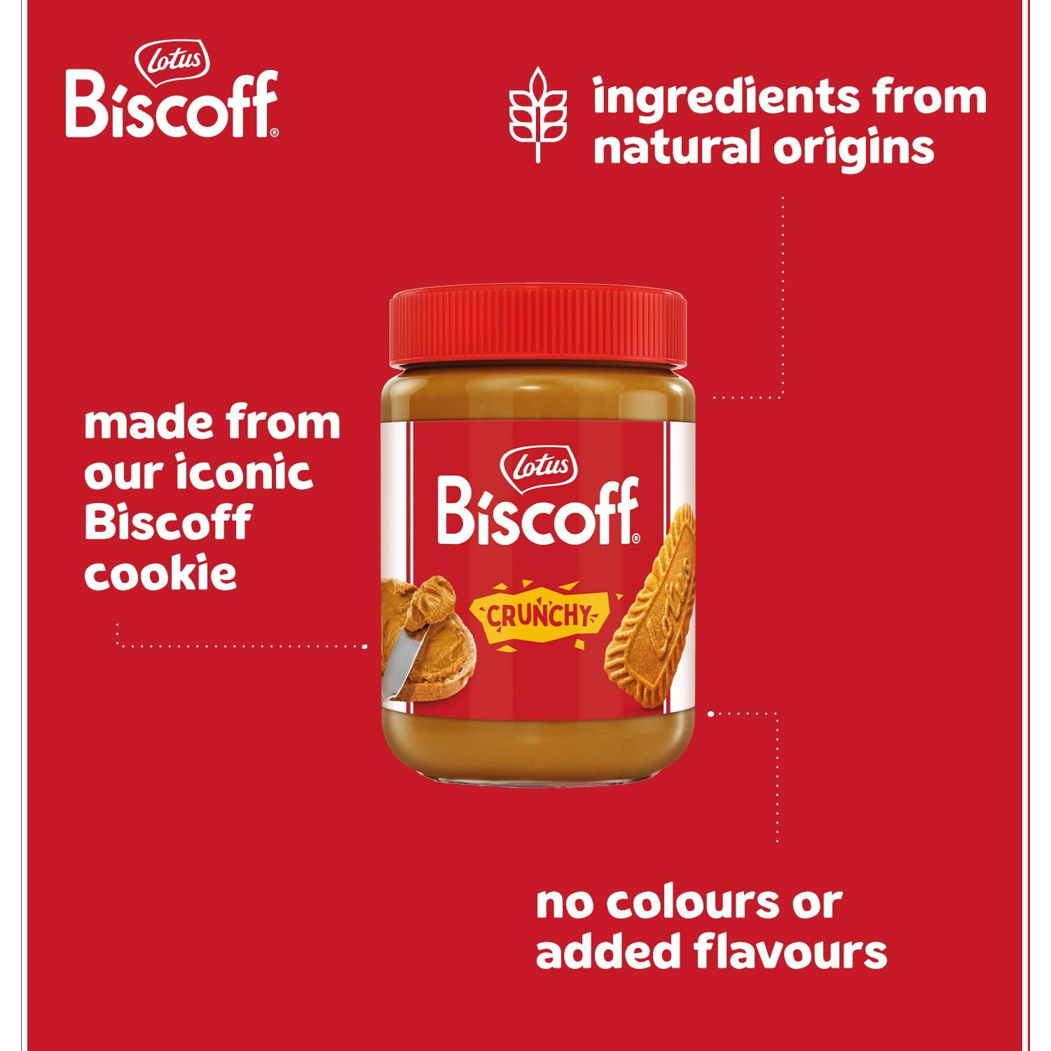 Lotus Crunchy Biscuit Spread, 380 Gr