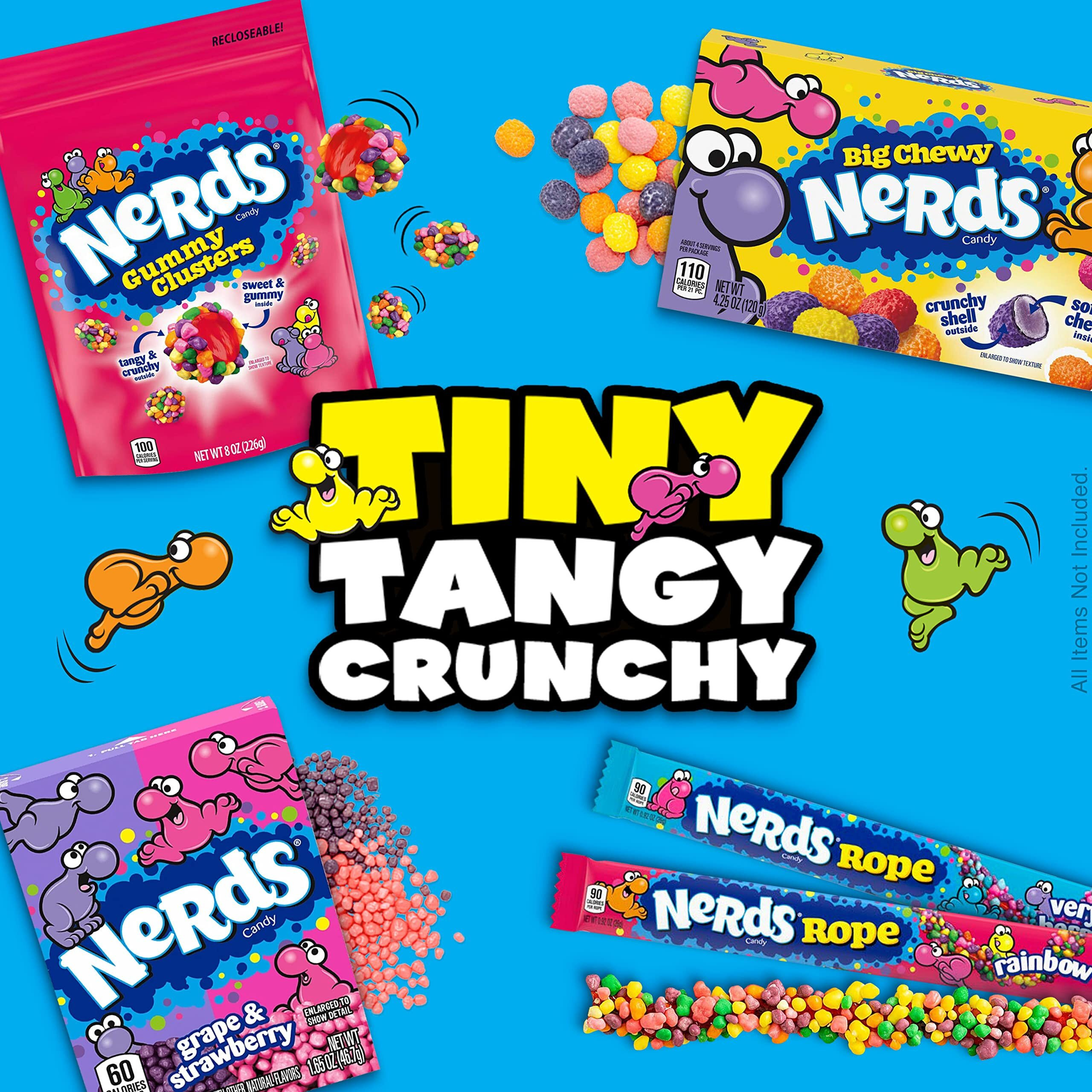 Nerds Rope Candy, Very Berry, 0.92 Ounce Ropes (Pack Of 24)