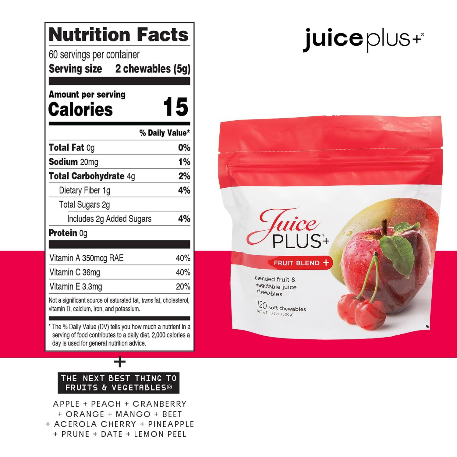 Juice Plus+ Chewables ( Orchard, Garden & Vineyard Blend)