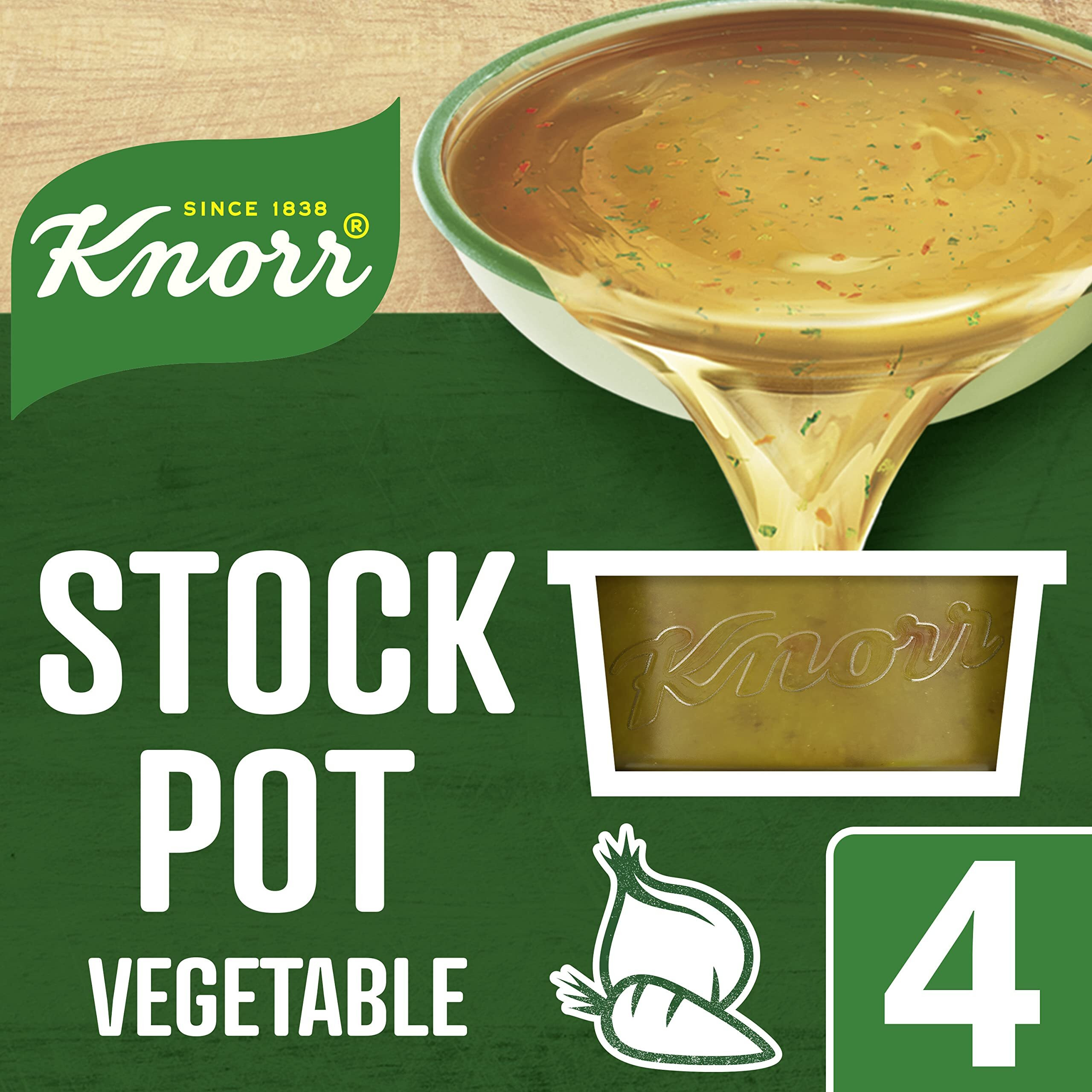 Knorr Vegetable Stock Pot, 4 X 28 G