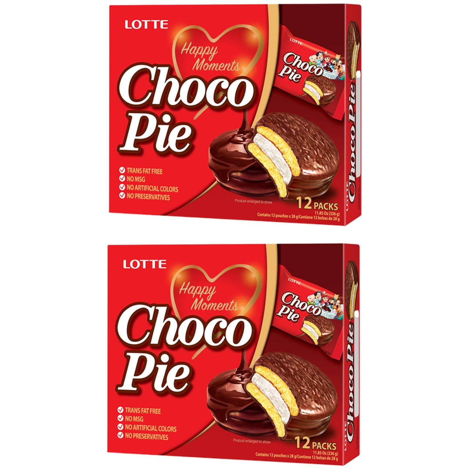 Lotte Choco Pies 2 Packs (Choco Pie)