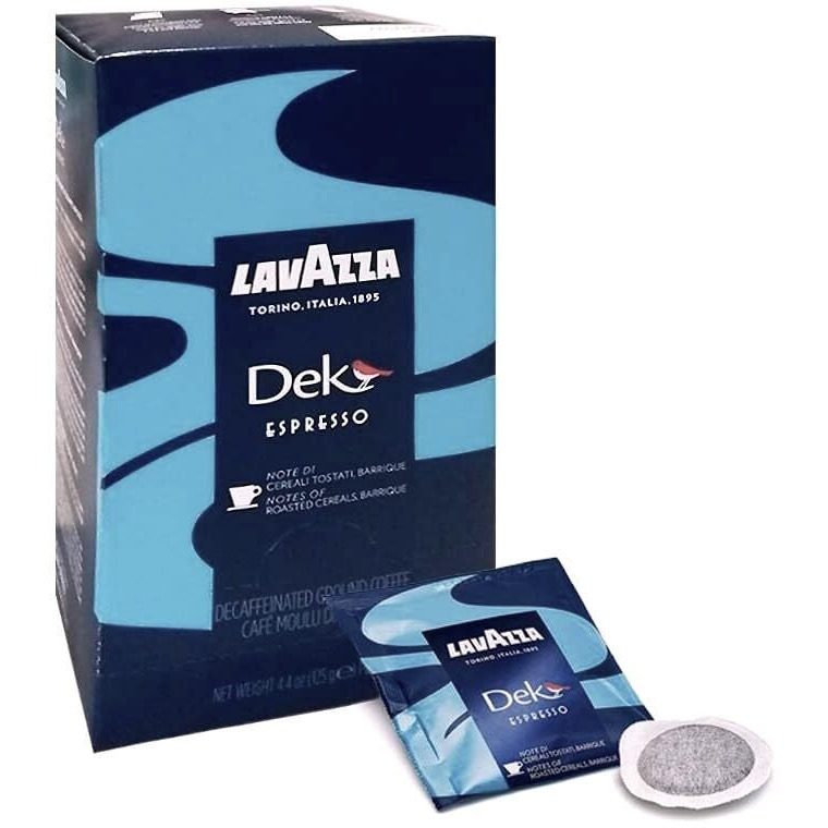 Lavazza Dek Decaffeinated Espresso Pods (Case Of 108)