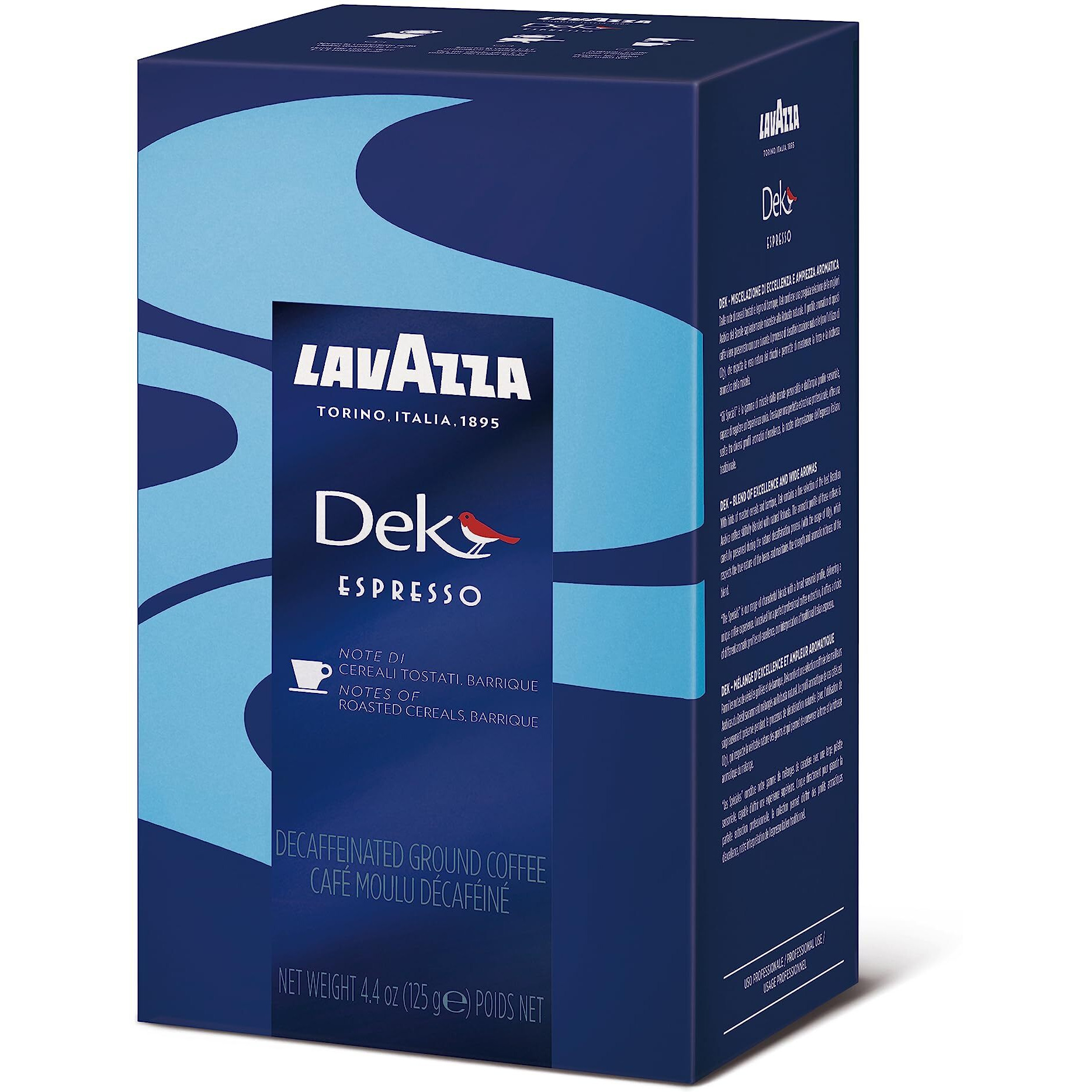 Lavazza Dek Decaffeinated Espresso Pods (Case Of 108)