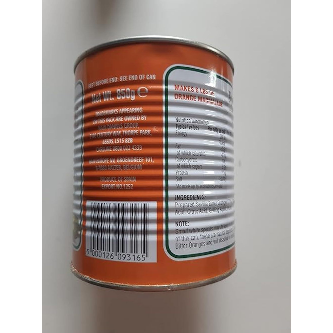 Mamade Marmalade Thin Cut 3/4 Pint,Net Wt. 850G