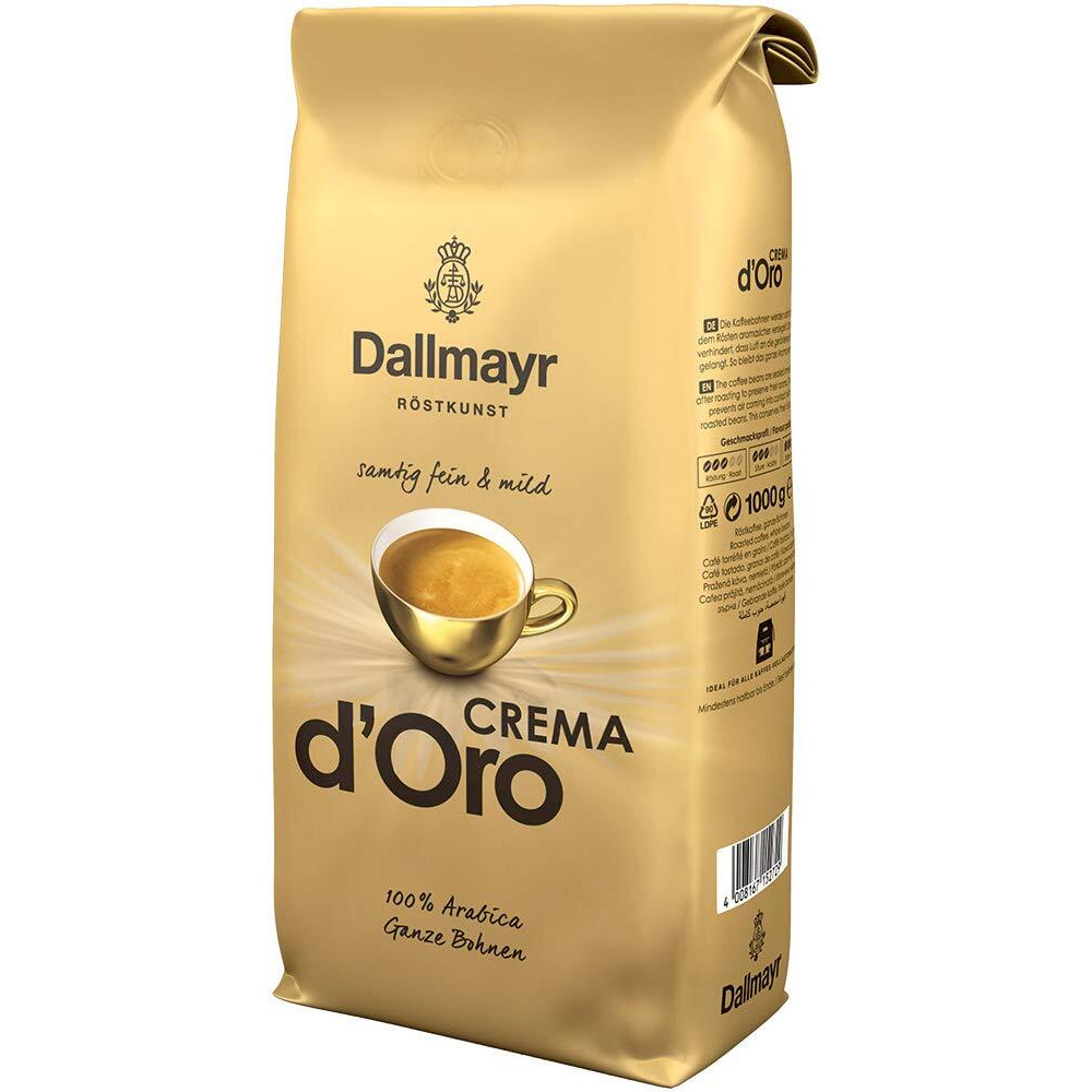 Dallmayr Crema D'Oro Mild Und Fein In Bohne, 1Er Pack (1 X 1000 G Beutel)