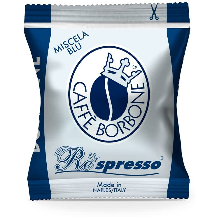 Caffe Borbone Nespresso Compatible Espresso Pods - Refined Taste, Powerful Character And Intense Aroma - Not Compatible With Vertuo - Blue Blend - 100 Count