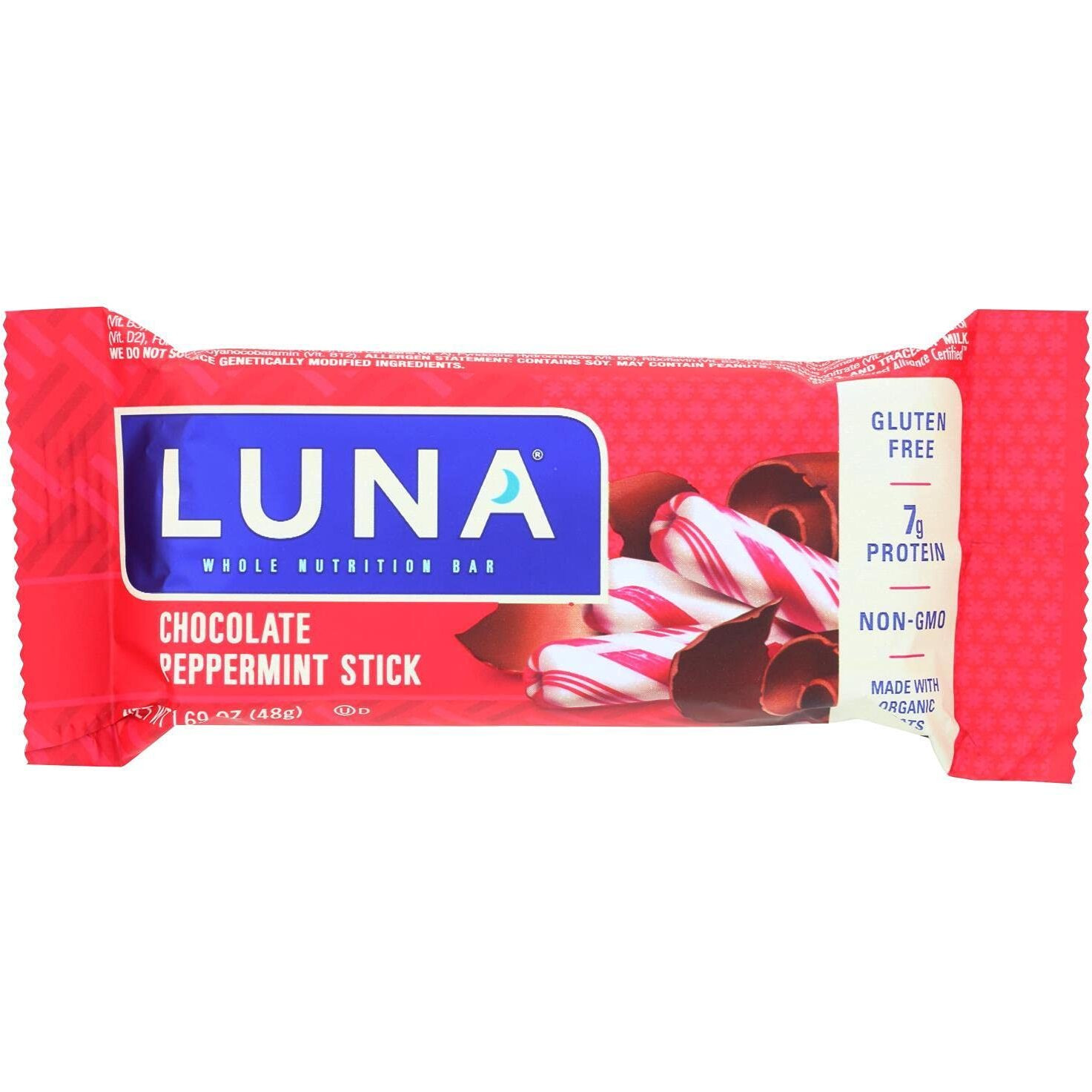 Clif Bar Luna Bar - Organic Chocolate Peppermint - Case Of 15-1.69 Oz, 15 Count (Pack Of 1)