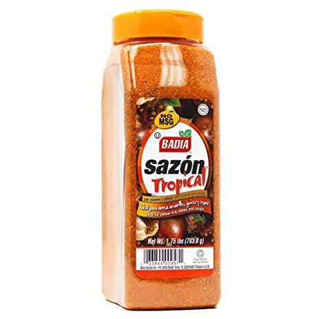 Badia Sazon Tropical With Annatto And Coriander, 1.75 Pound (Pack Of 6)
